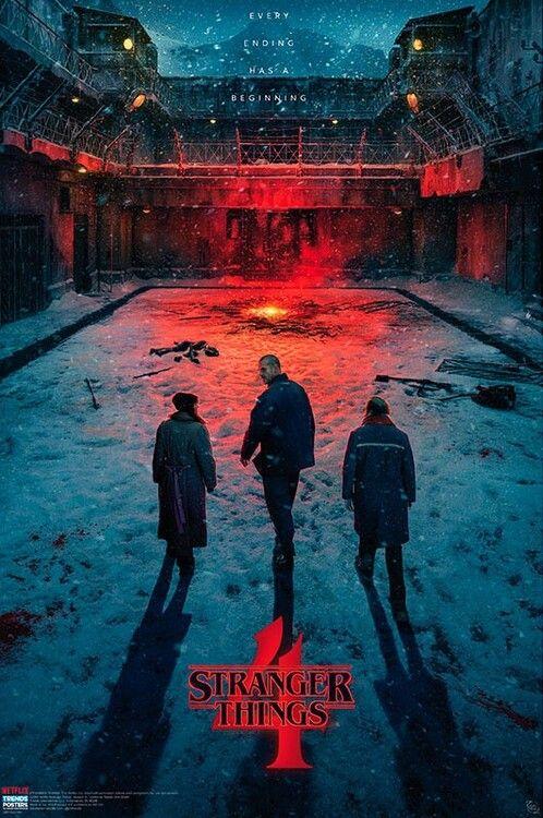 Poster, film poster Stranger Things - Russian Teaser 61x91,5 cm