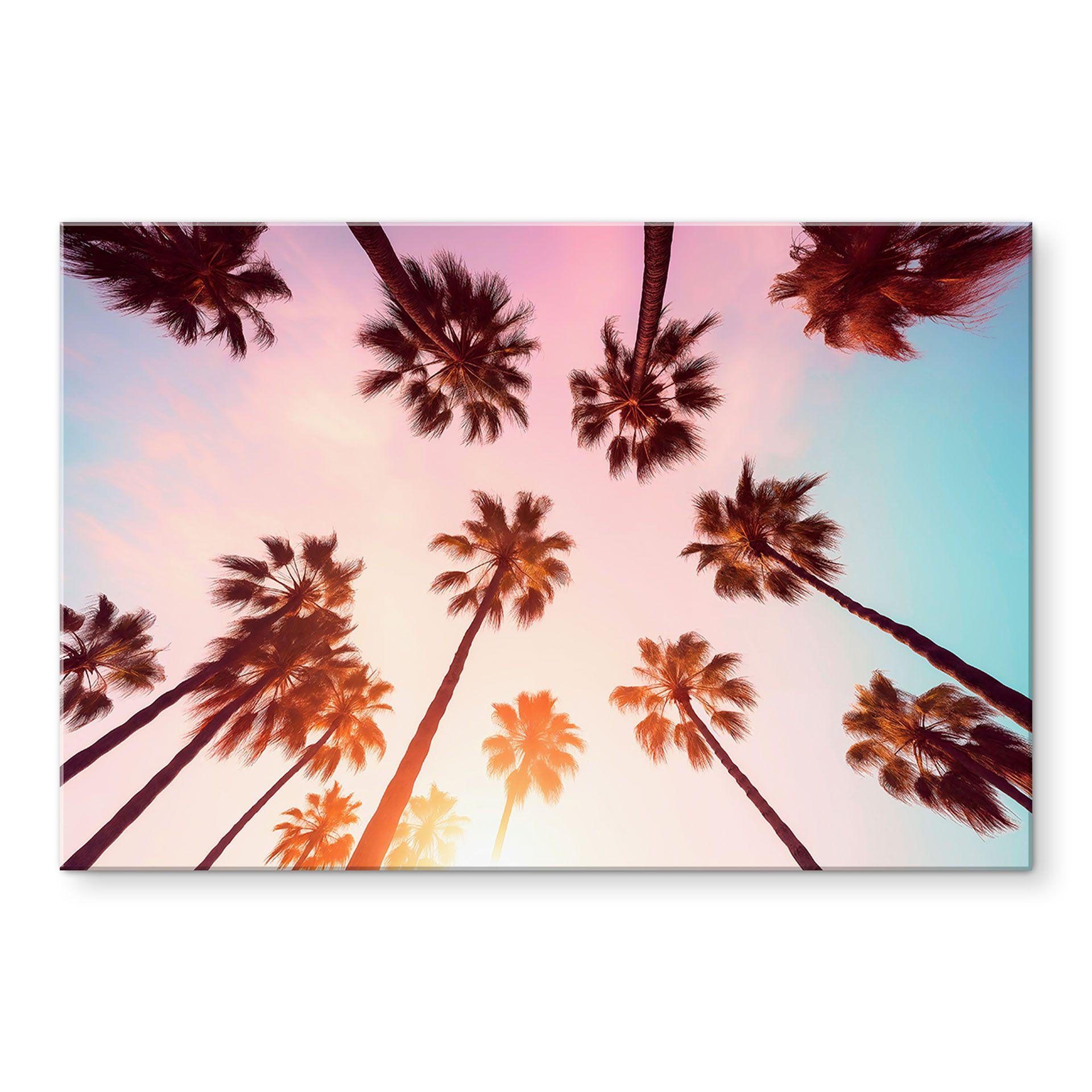 Billede California Dreaming med udsigt til palmer - Hugonnard – print på aluminium (Alu-Dibond)