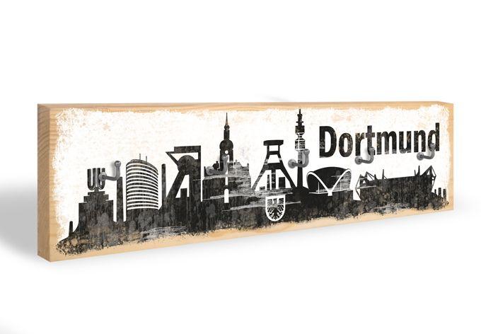 Accroche-clés - Skyline de Dortmund + 5 crochets