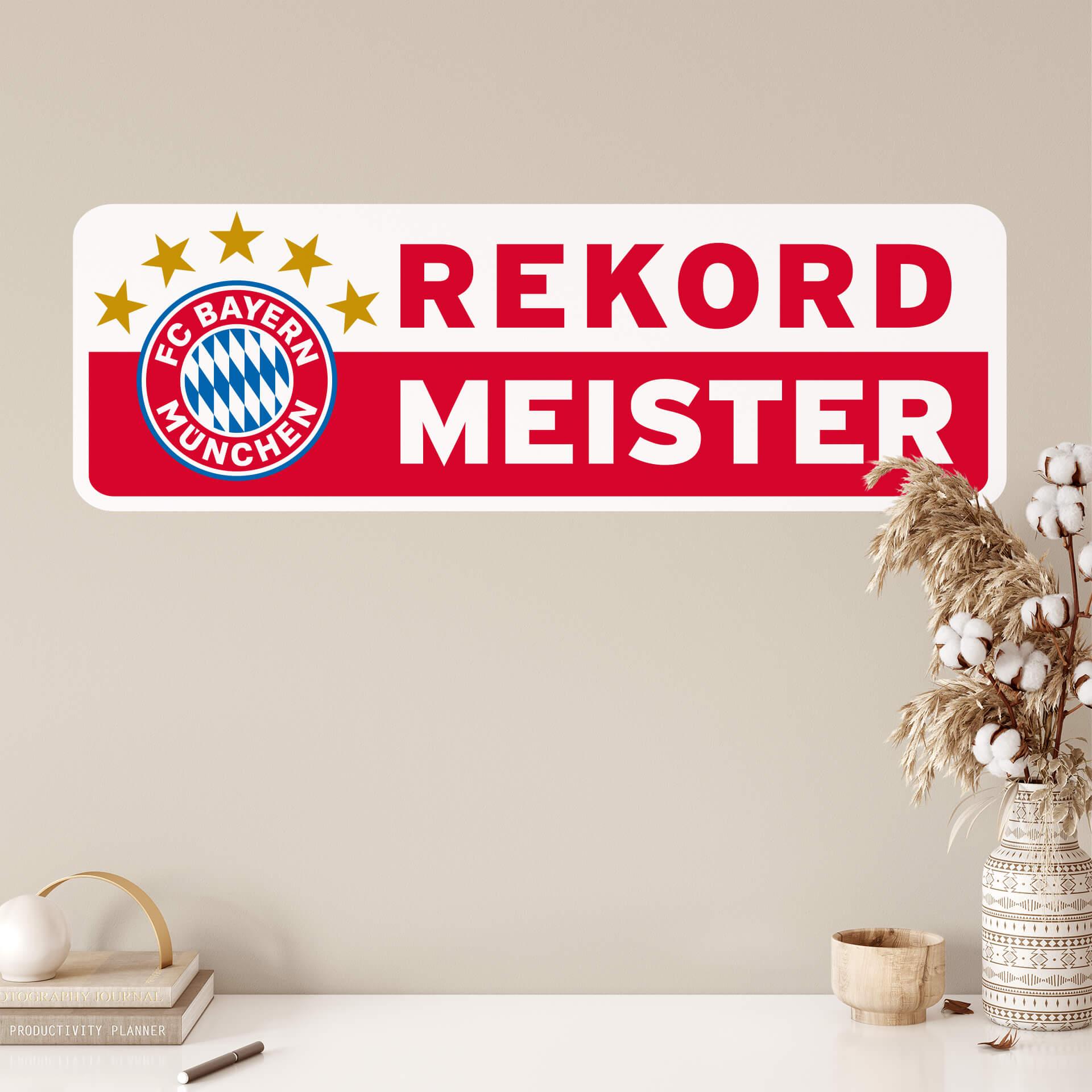Muursticker Bayern München - Rekordmeister Bayern München