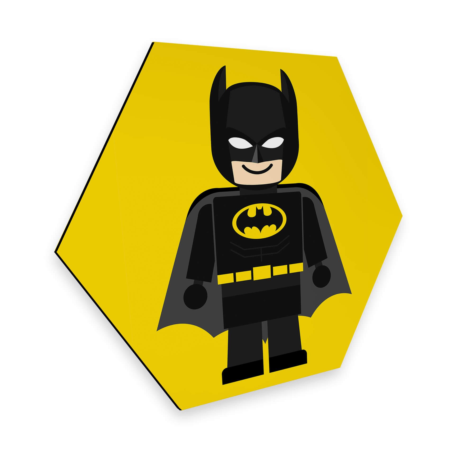 Hexagon - Alu-Dibond - Gomes - Batman legetøj