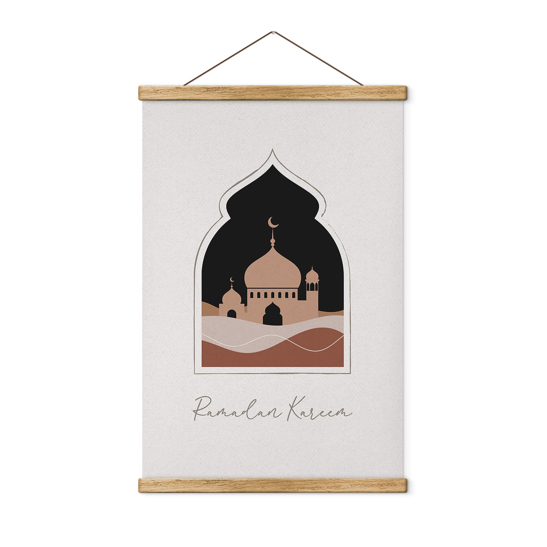Tekstil plakat Ramadan Kareem Mosque