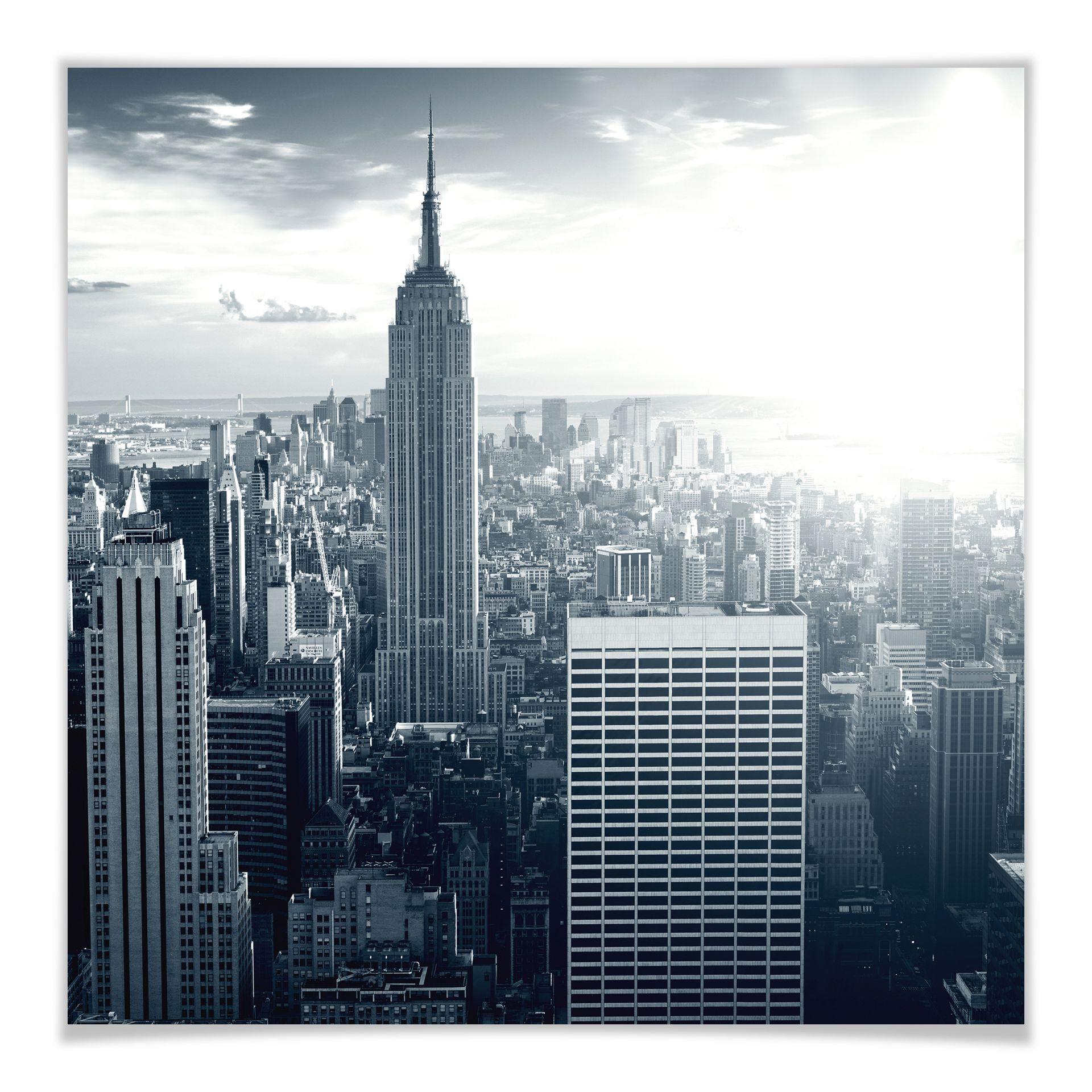Póster El Empire State Building - cuadrado