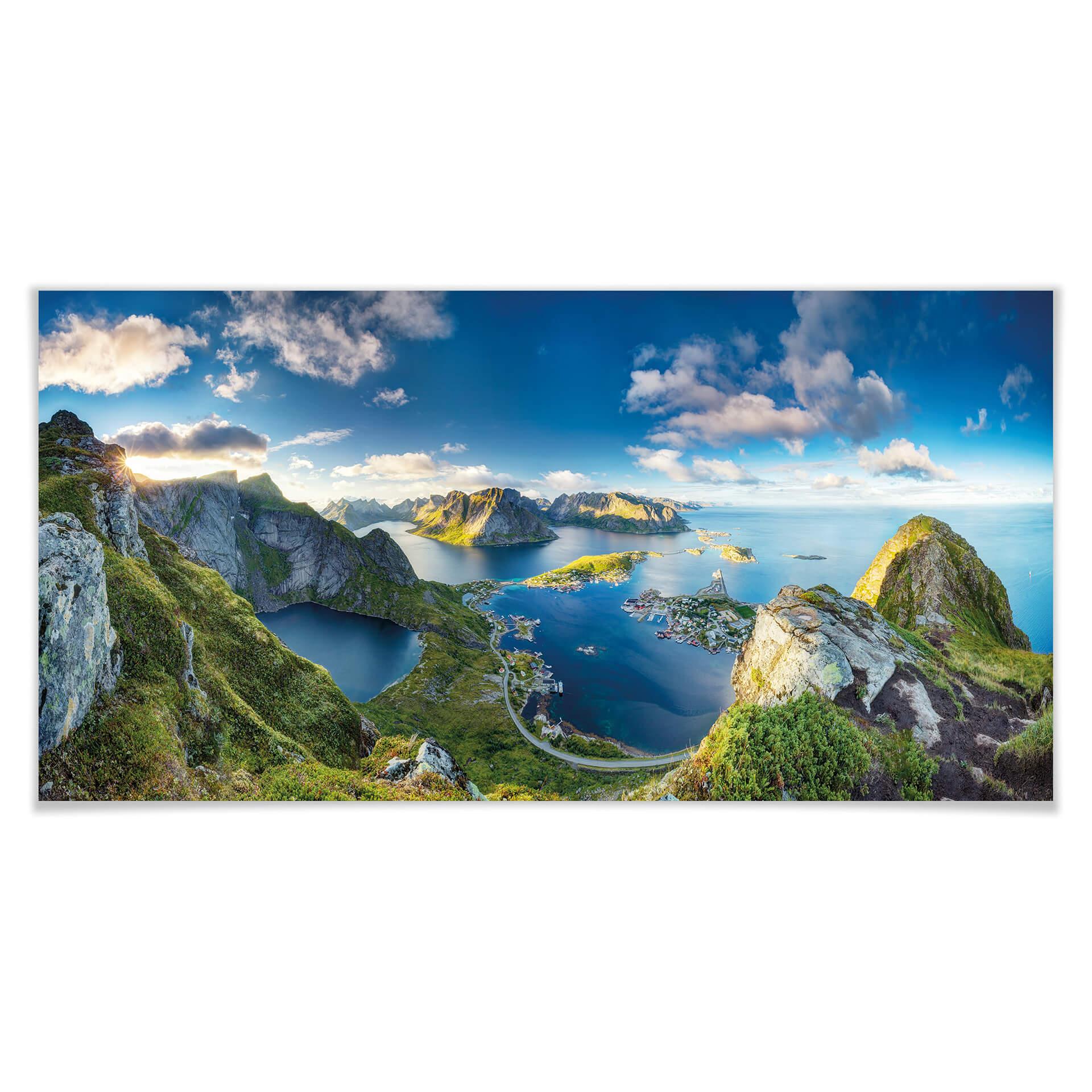 Poster Roemmelt - Vue de Reinebringen - Pano
