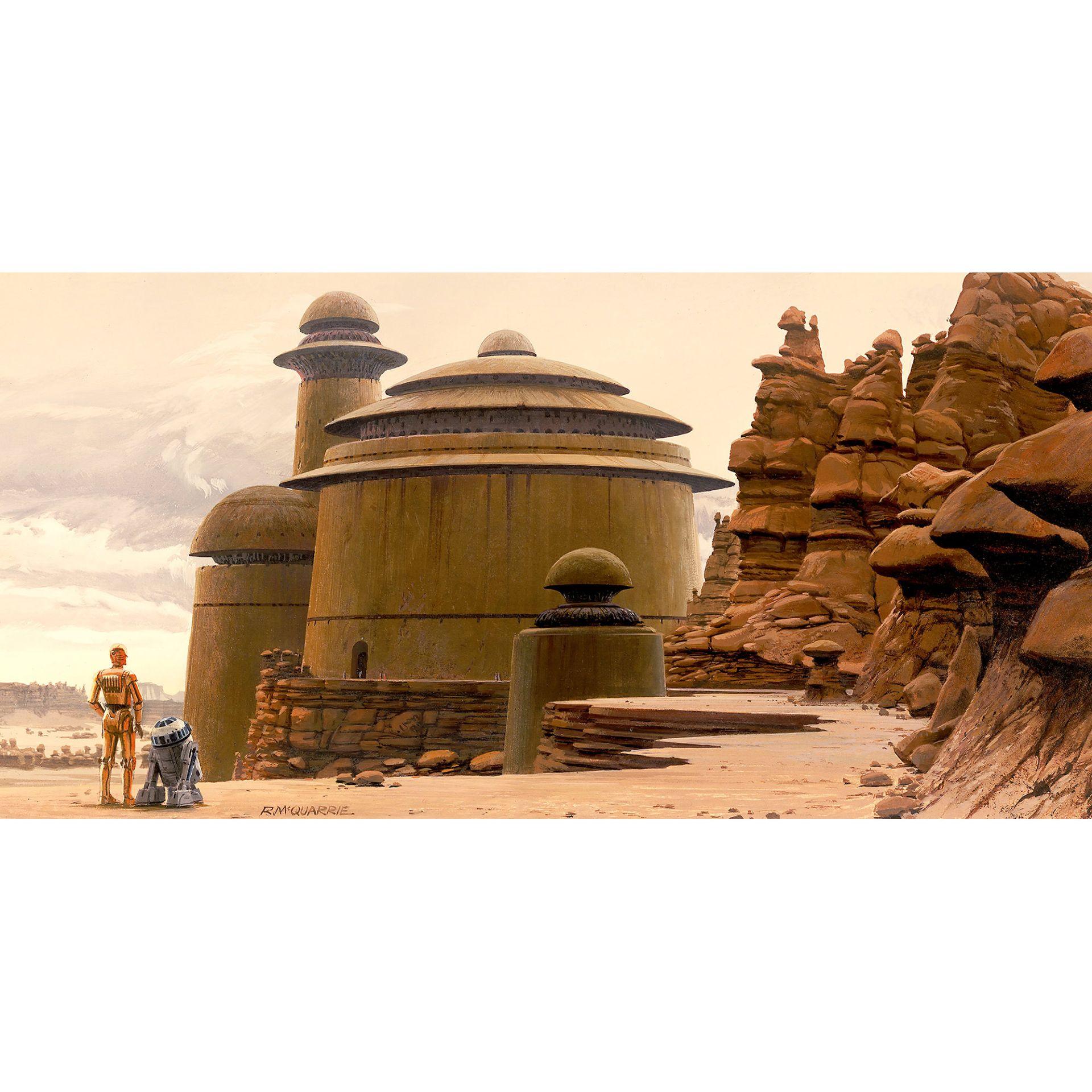 Vlies Fototapete - Star Wars Classic RMQ Jabbas Palace - 500 x 250 cm