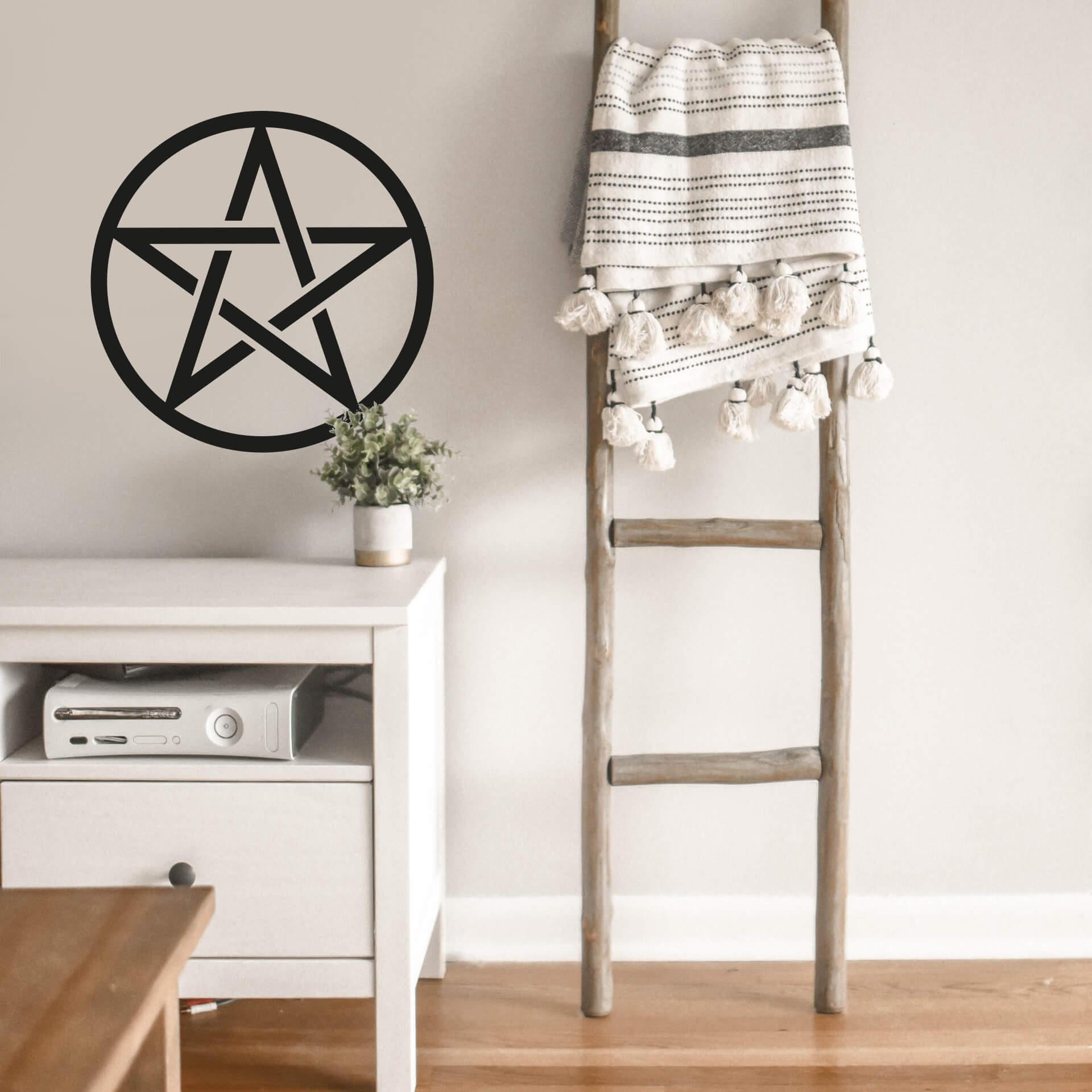 Sticker mural - Pentagramme