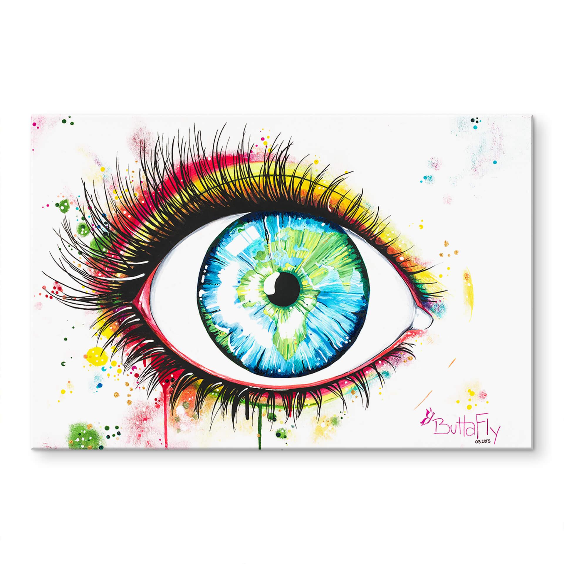 Tableau en verre acrylique - Buttafly - Oracle