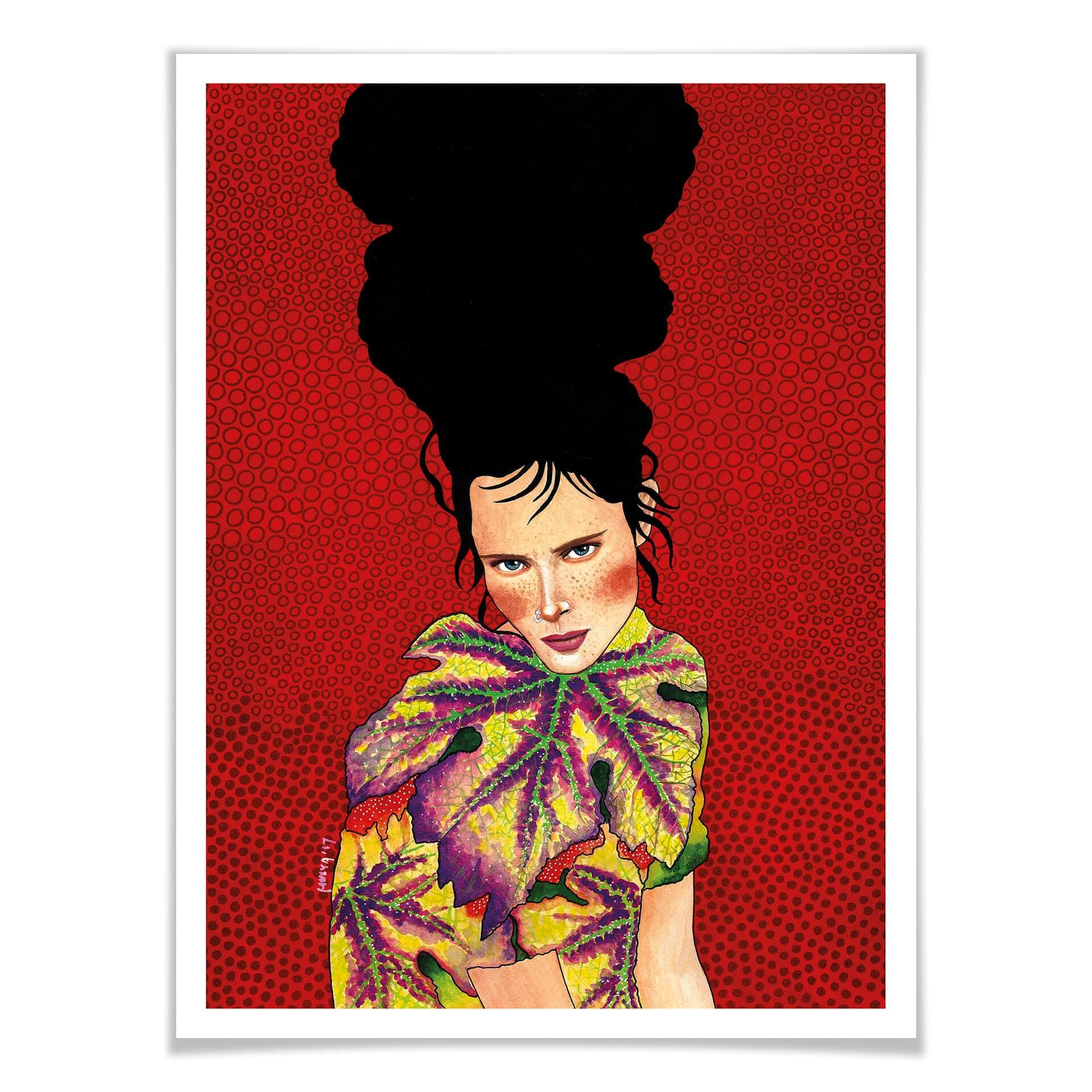 Póster Hülya - Vino tinto