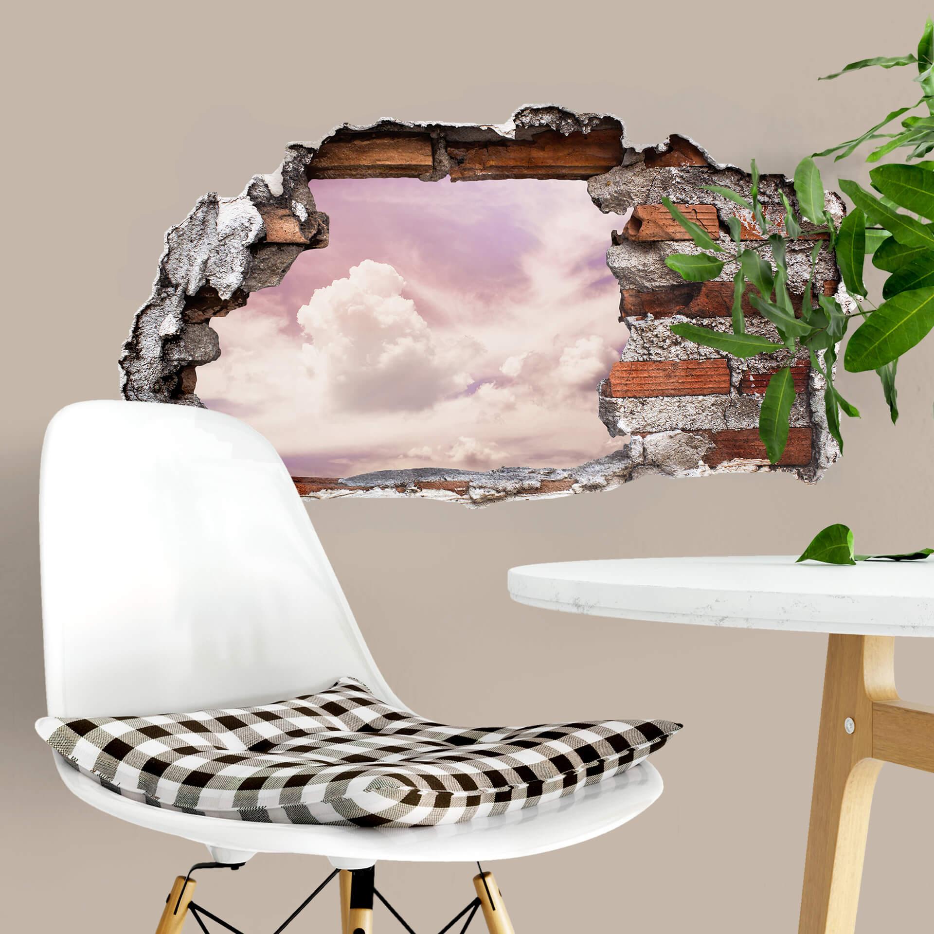3D Wallsticker Skyer