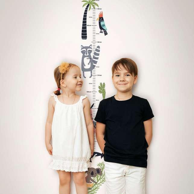 Børnetapet, non-woven tapet med illustration Kids Walls hvid, farverig