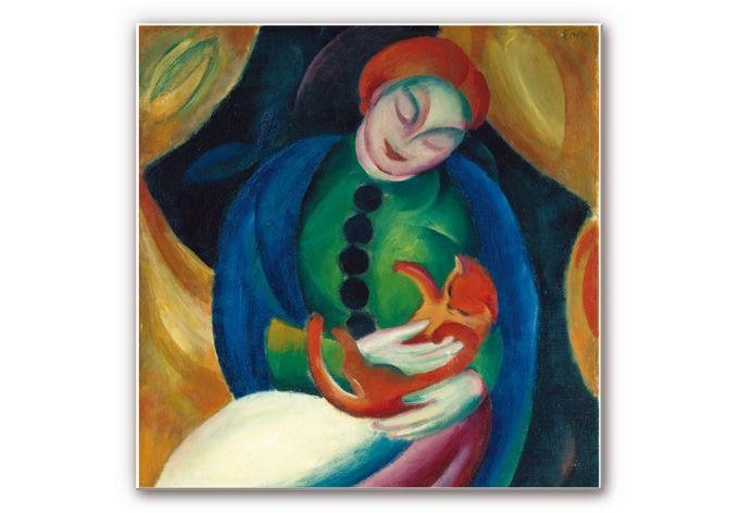 Tableau Forex - Marc - Fille et chat