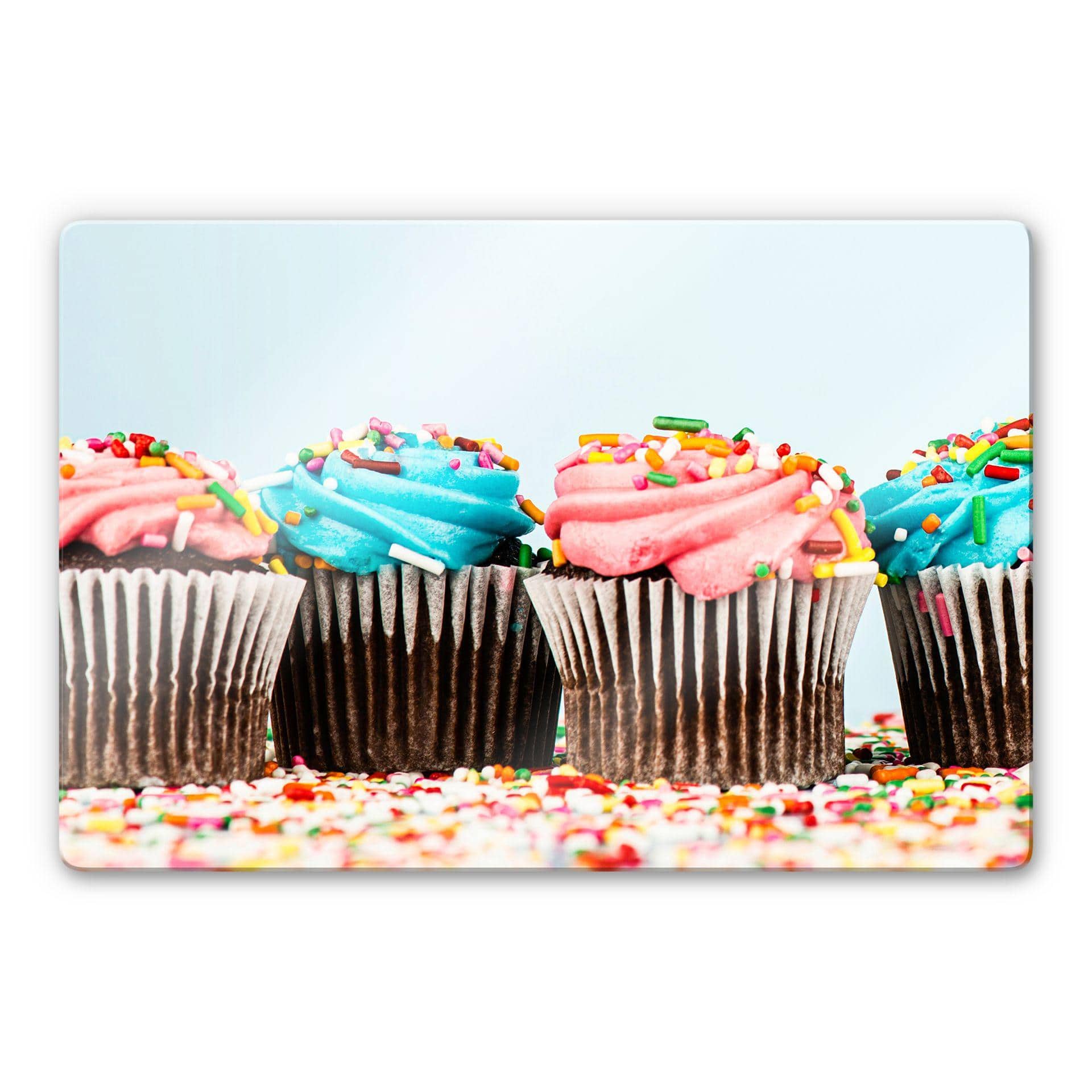 Tableau en verre - Party Cupcakes
