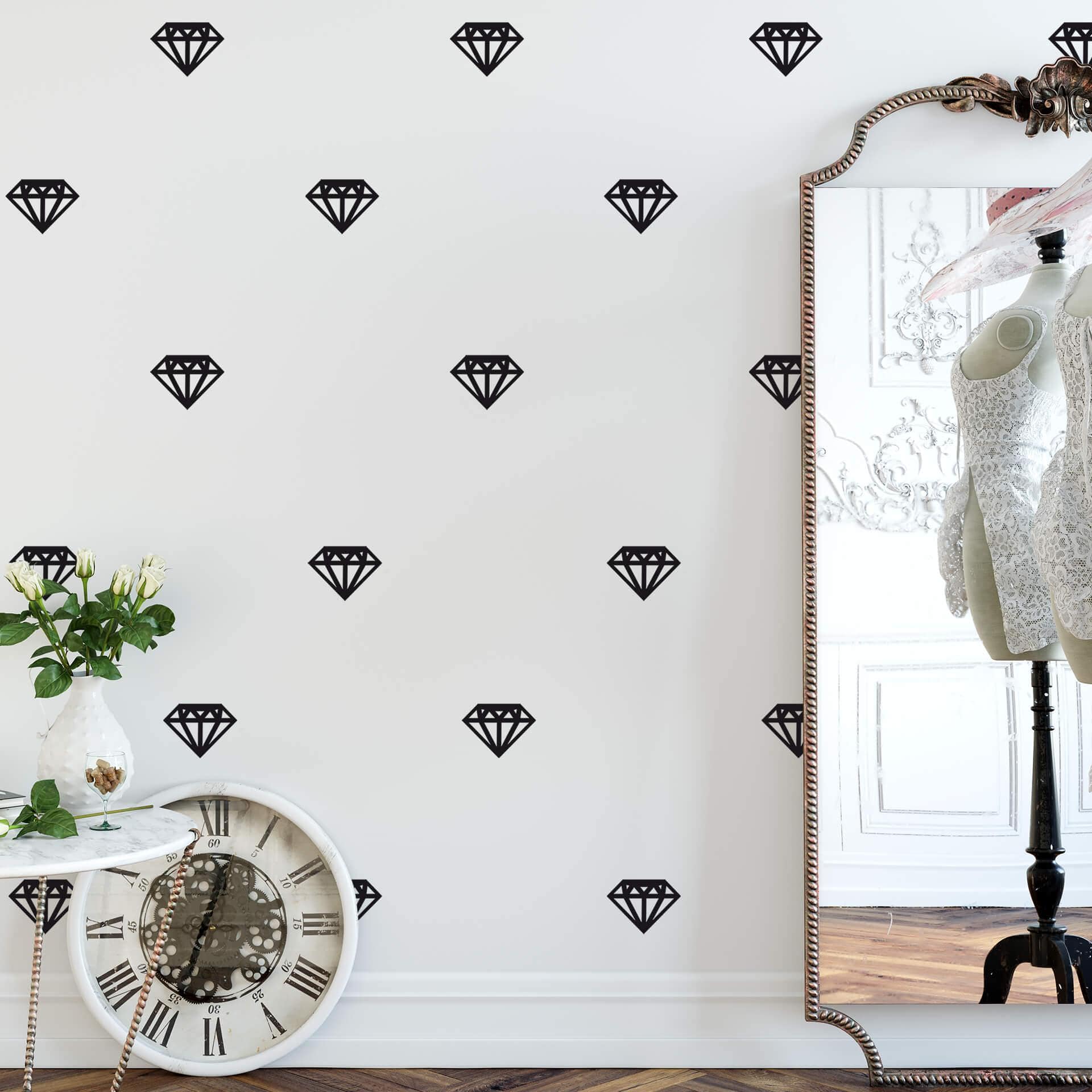 Sticker mural - Set diamants