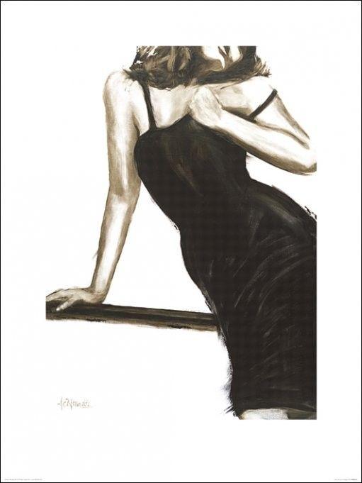 Plakat Janel Eleftherakis - Little Black Dress III kunsttryk (60 x 80 cm)
