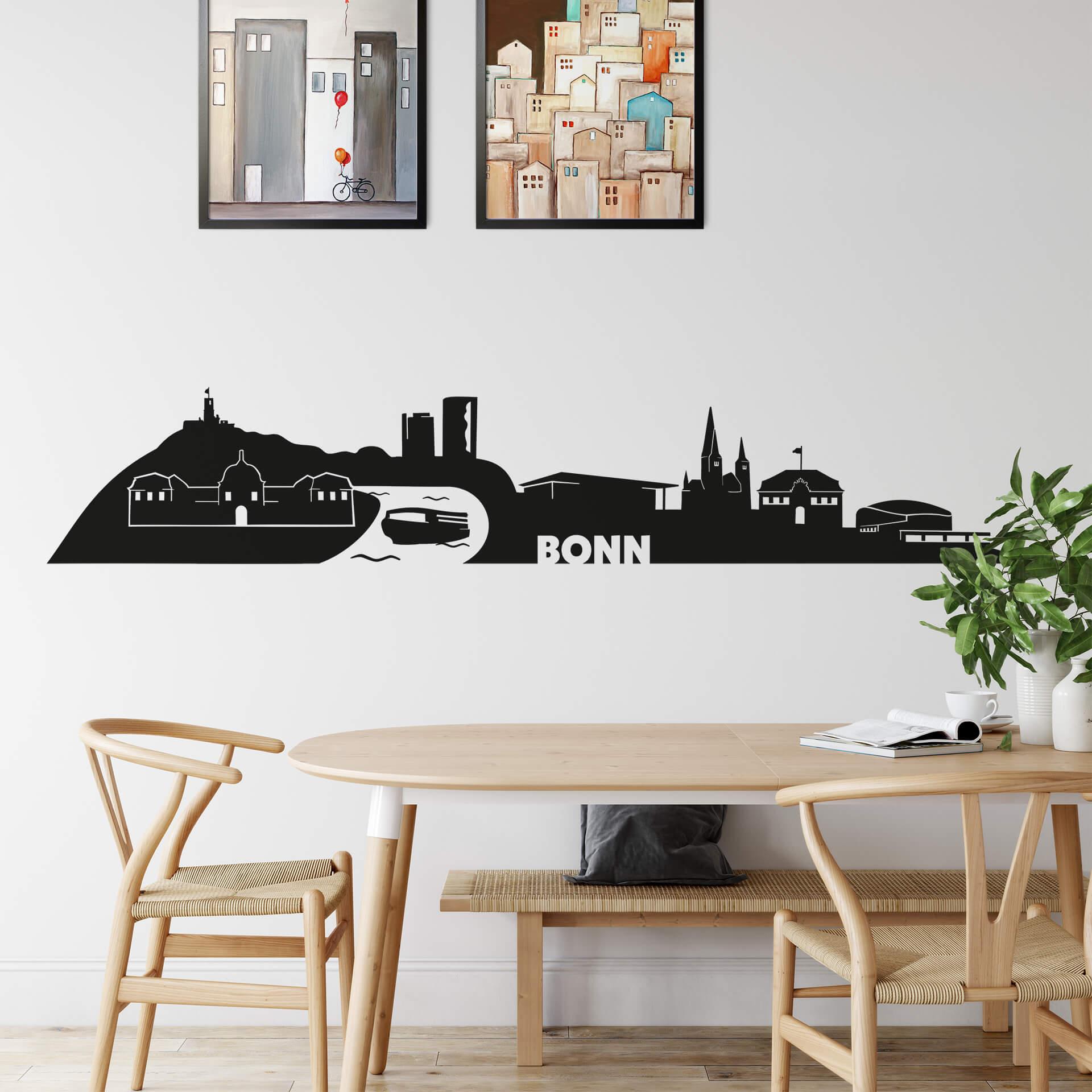 Sticker mural Skyline de Bonn 