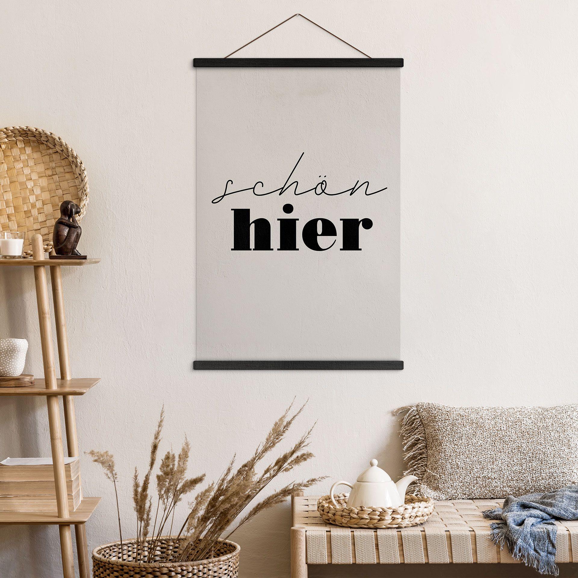 Tekstil plakat smuk her