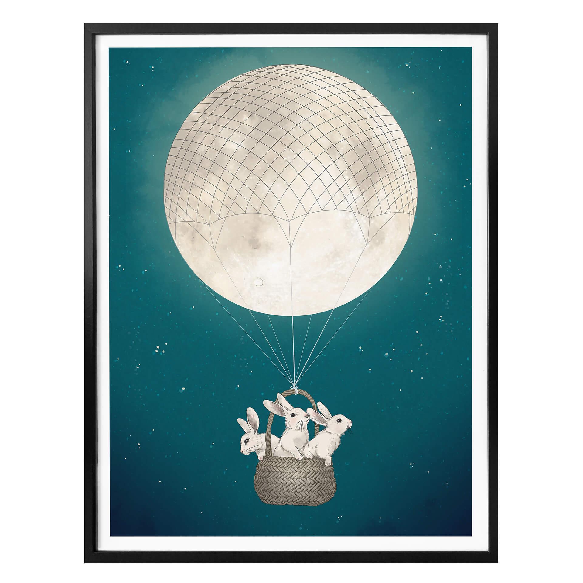 Póster Graves - Moonbunnies