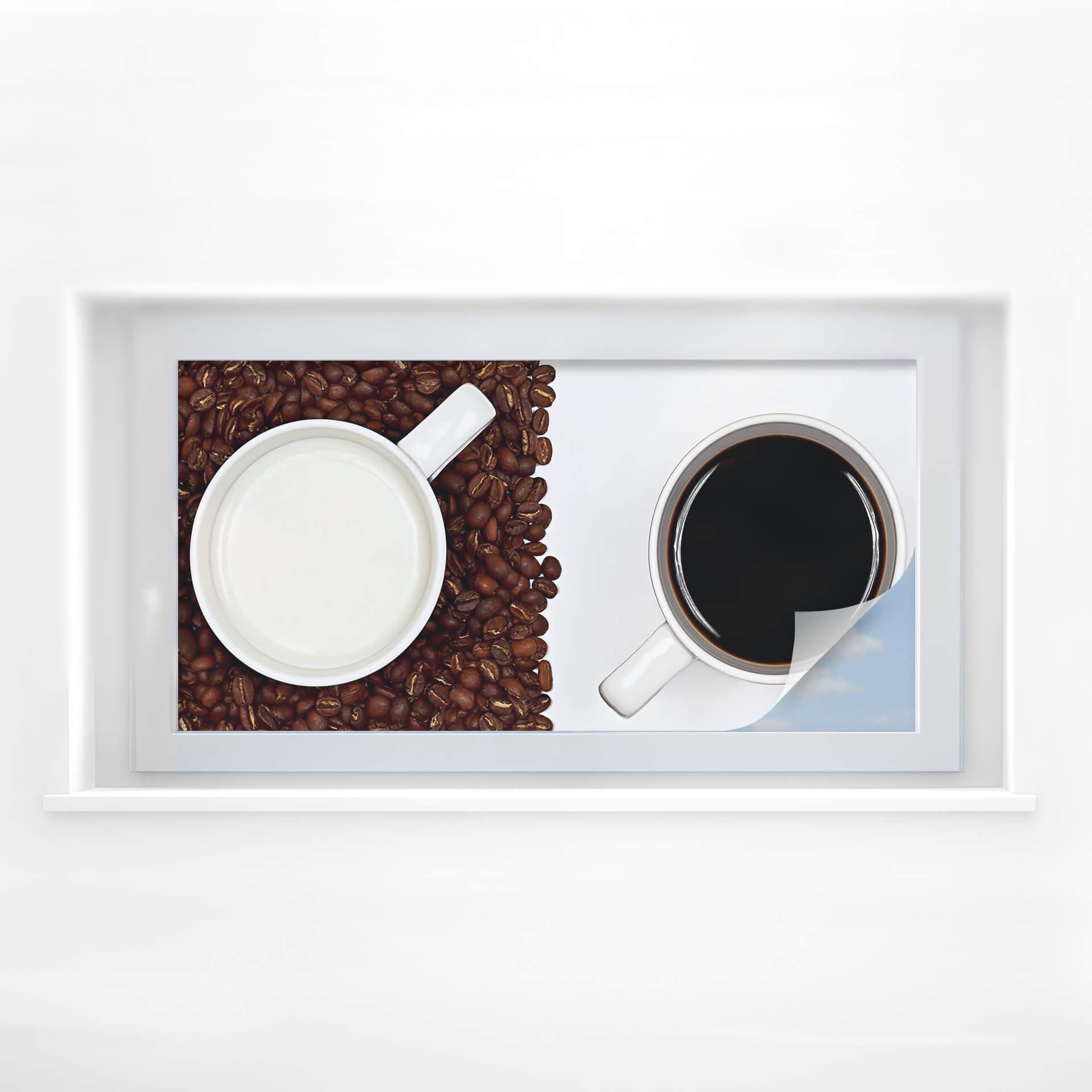 Lámina de privacidad Lavsen - Blanco Espresso - Panorama