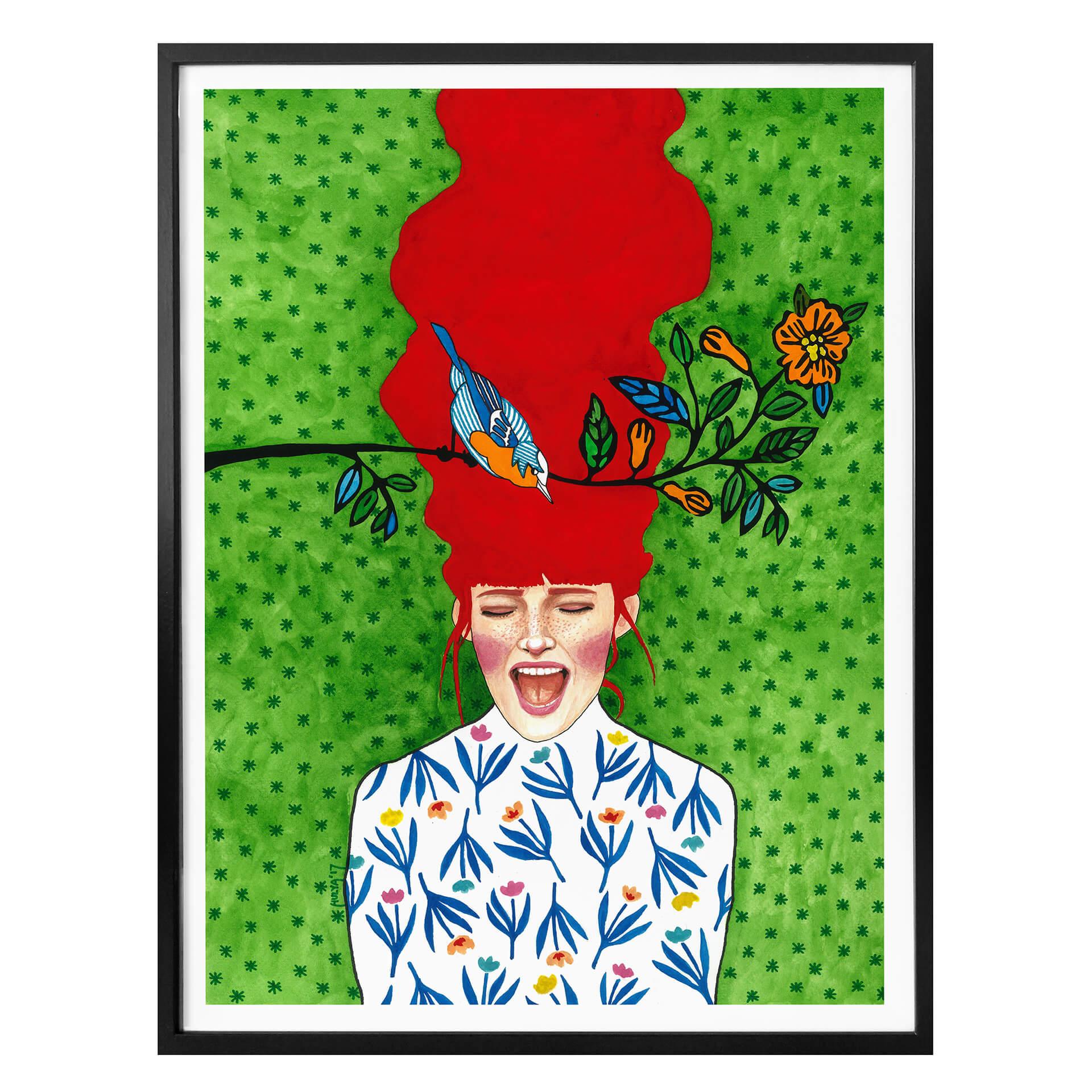 Póster Hülya - Momento primaveral