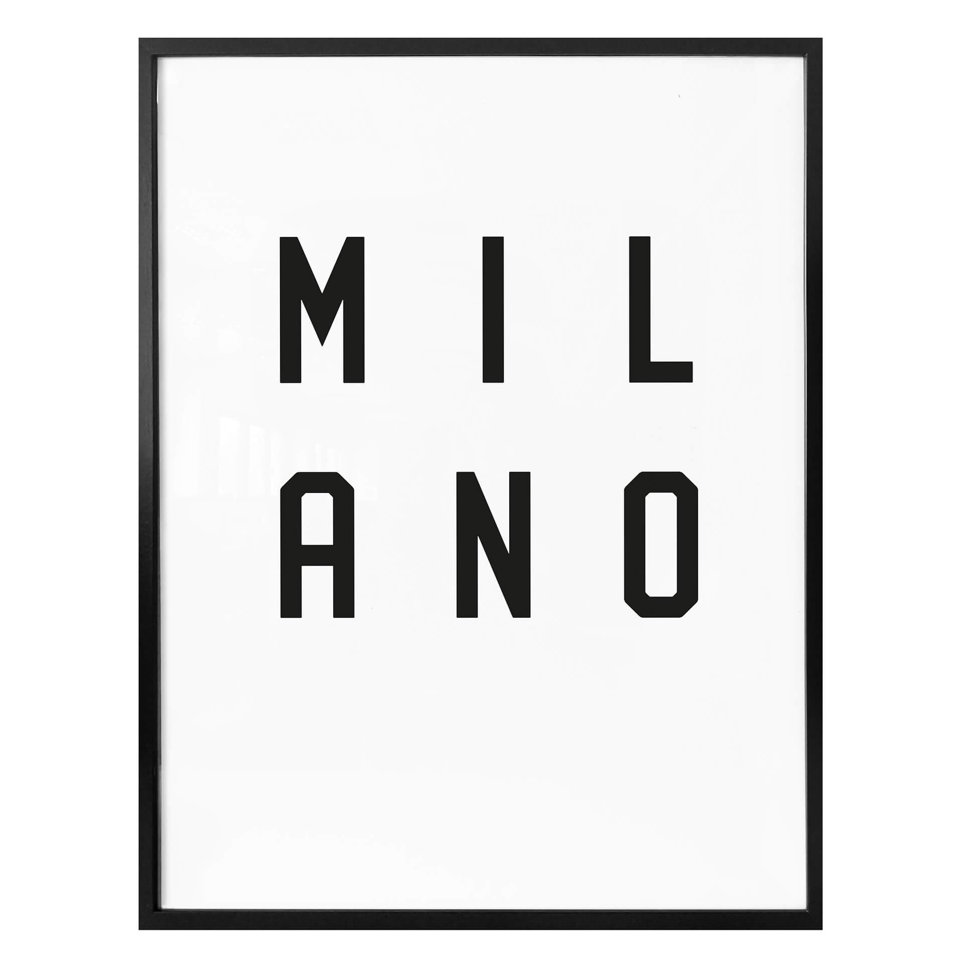 Póster - Tipografía Milano