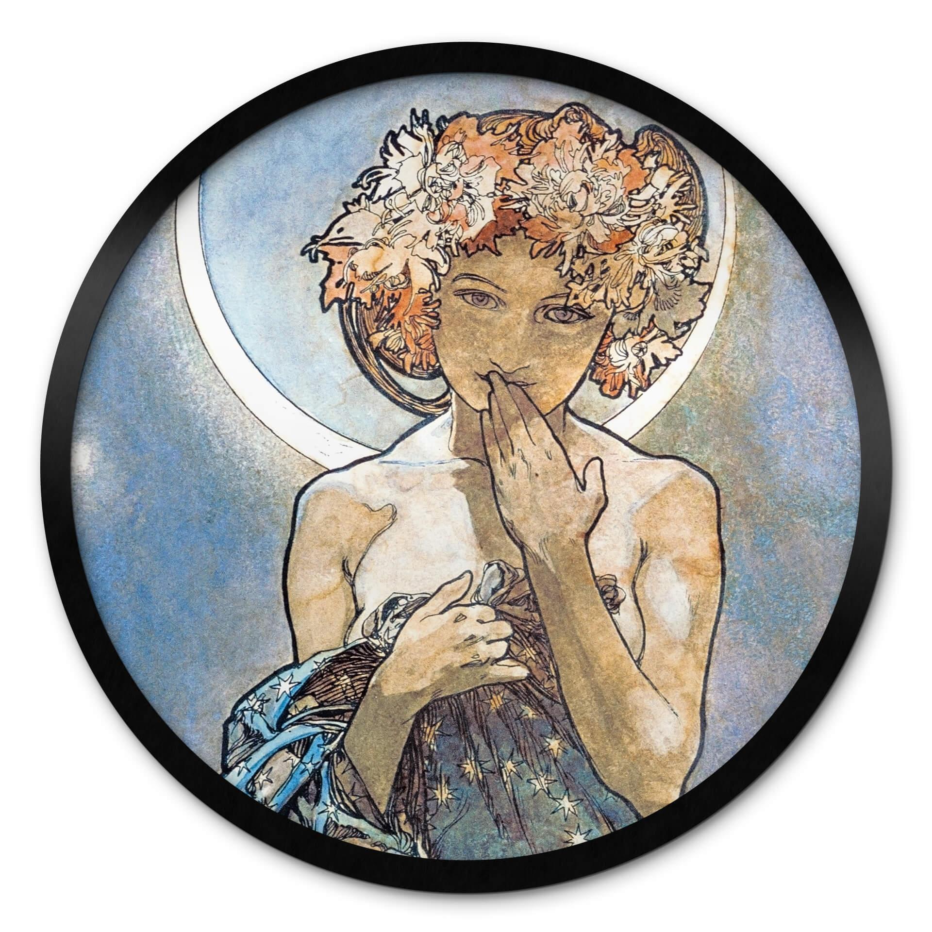Plakat Mucha - the Moon