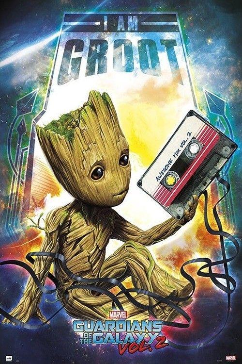 Poster, film poster Guardians Of The Galaxy - Groot 61x91,5 cm