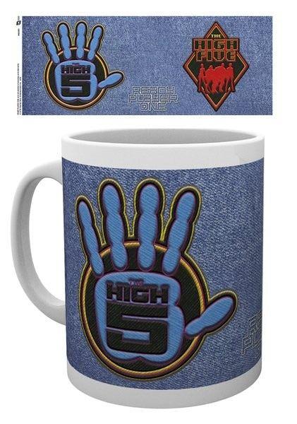 Krus, keramikkrus Ready Player One - The High Five Logo