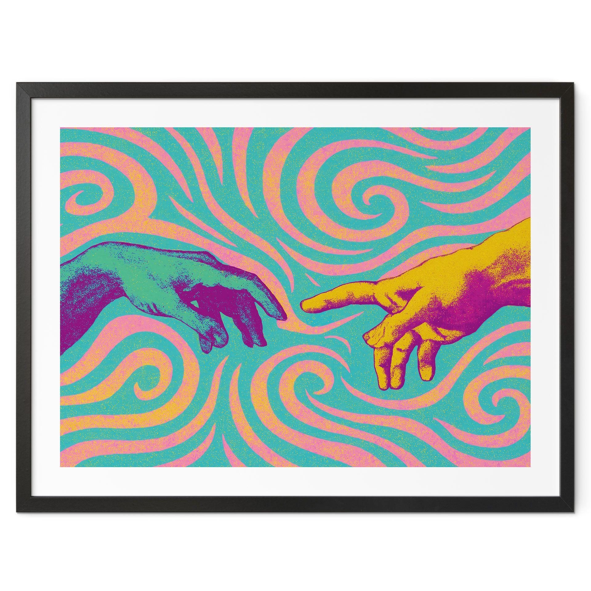Póster La Creación - inspirado en Miguel Ángel - Treechild