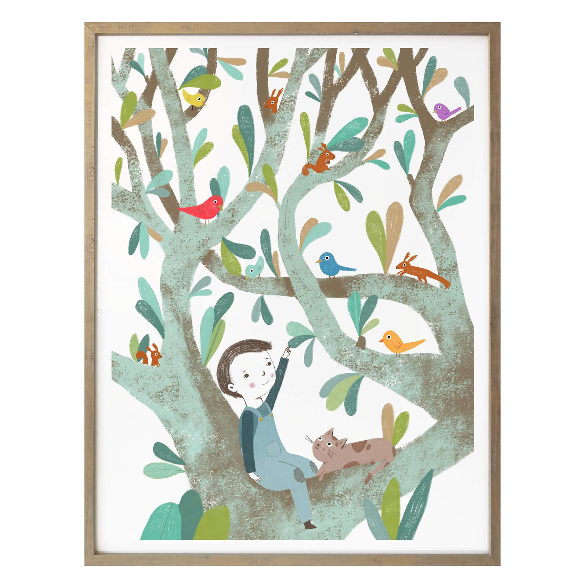 Póster Loske - En el árbol 01