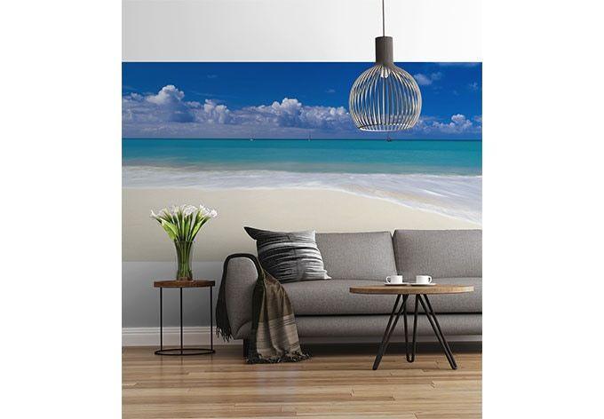 Fotobehang Verlaten Strand