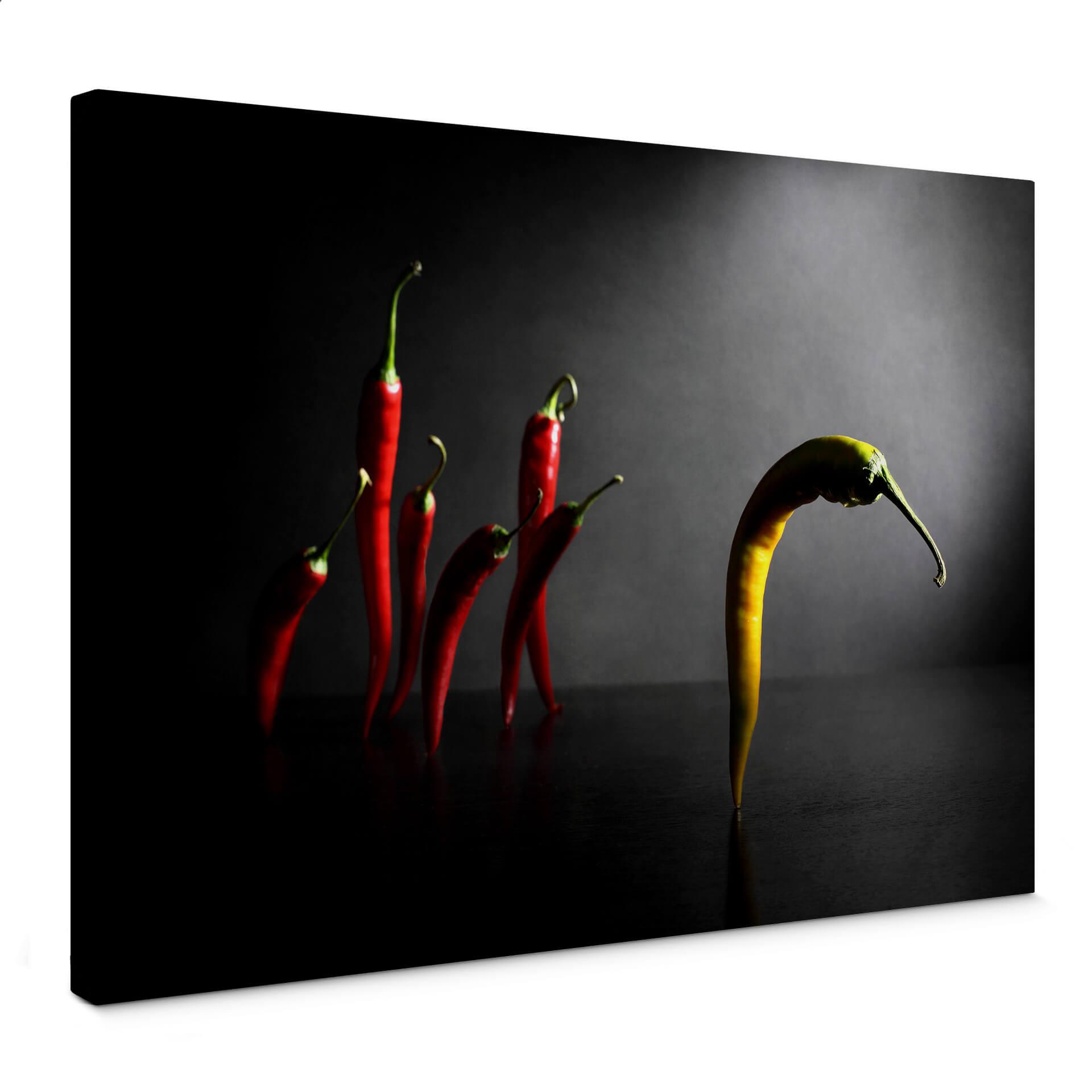 Lienzo Ivanova - En marcha, Chilipepper