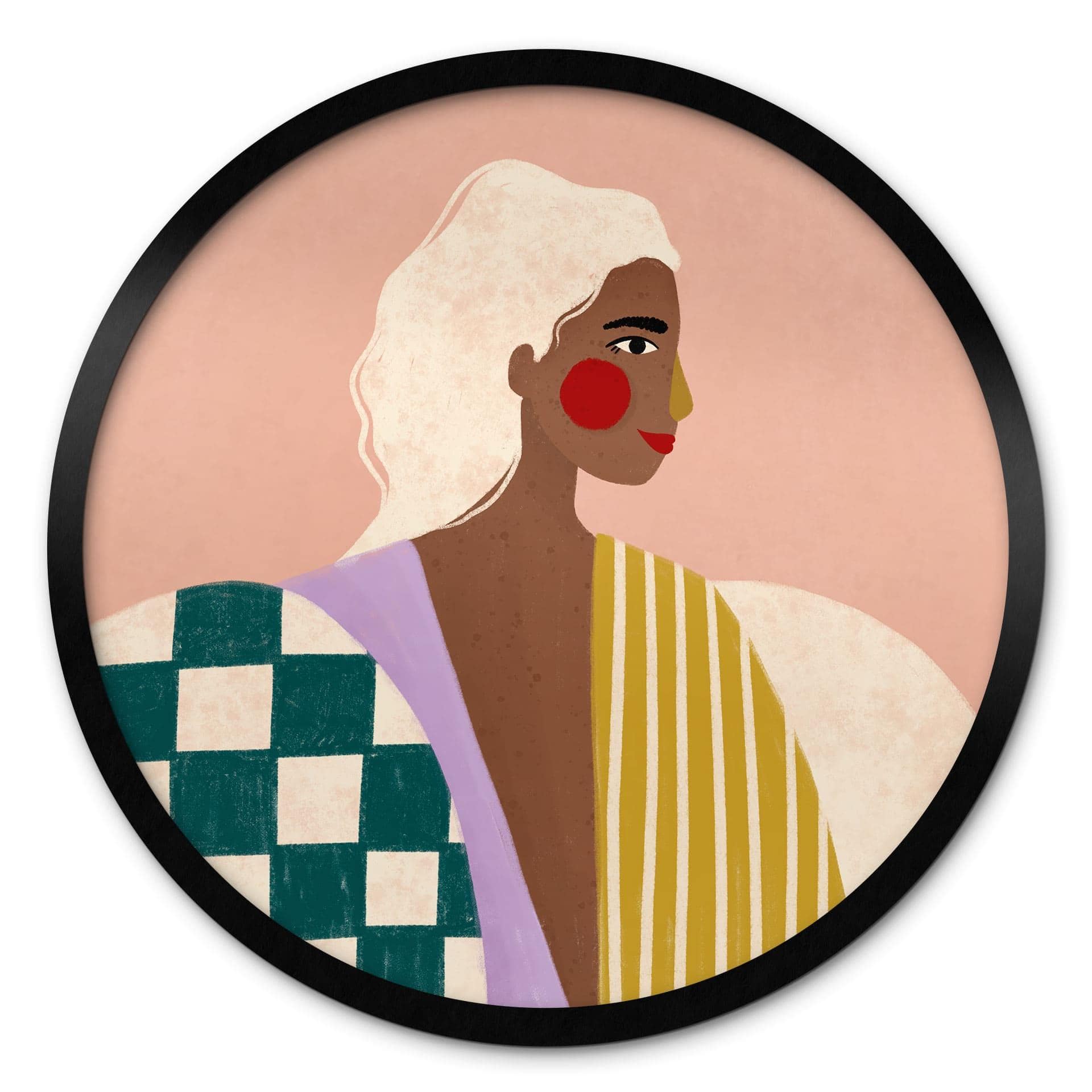 Póster Mujer en Muestra: Un Icono Moderno - Müller - Redondo