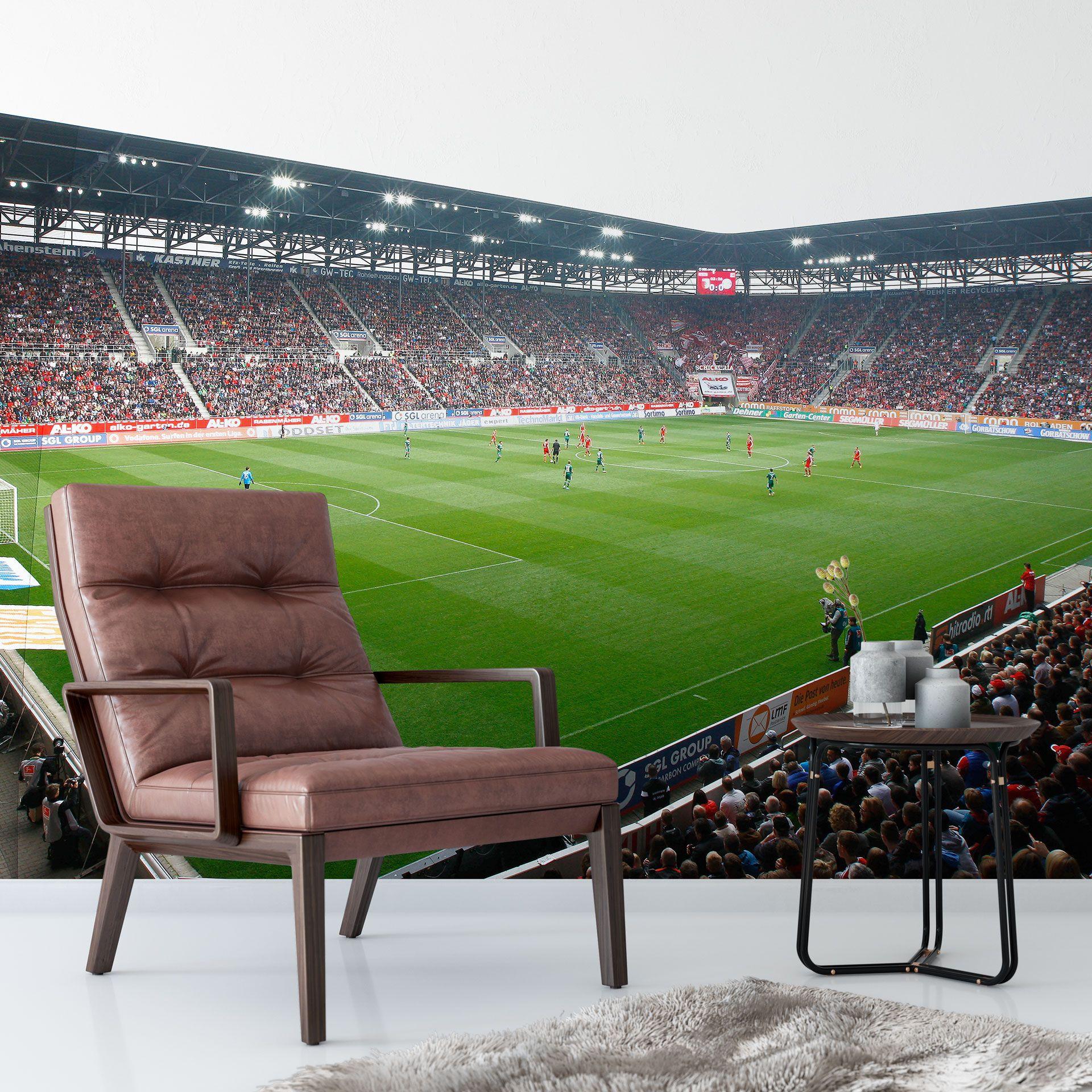 Fototapet FC Augsburg Stadion indvendig visning