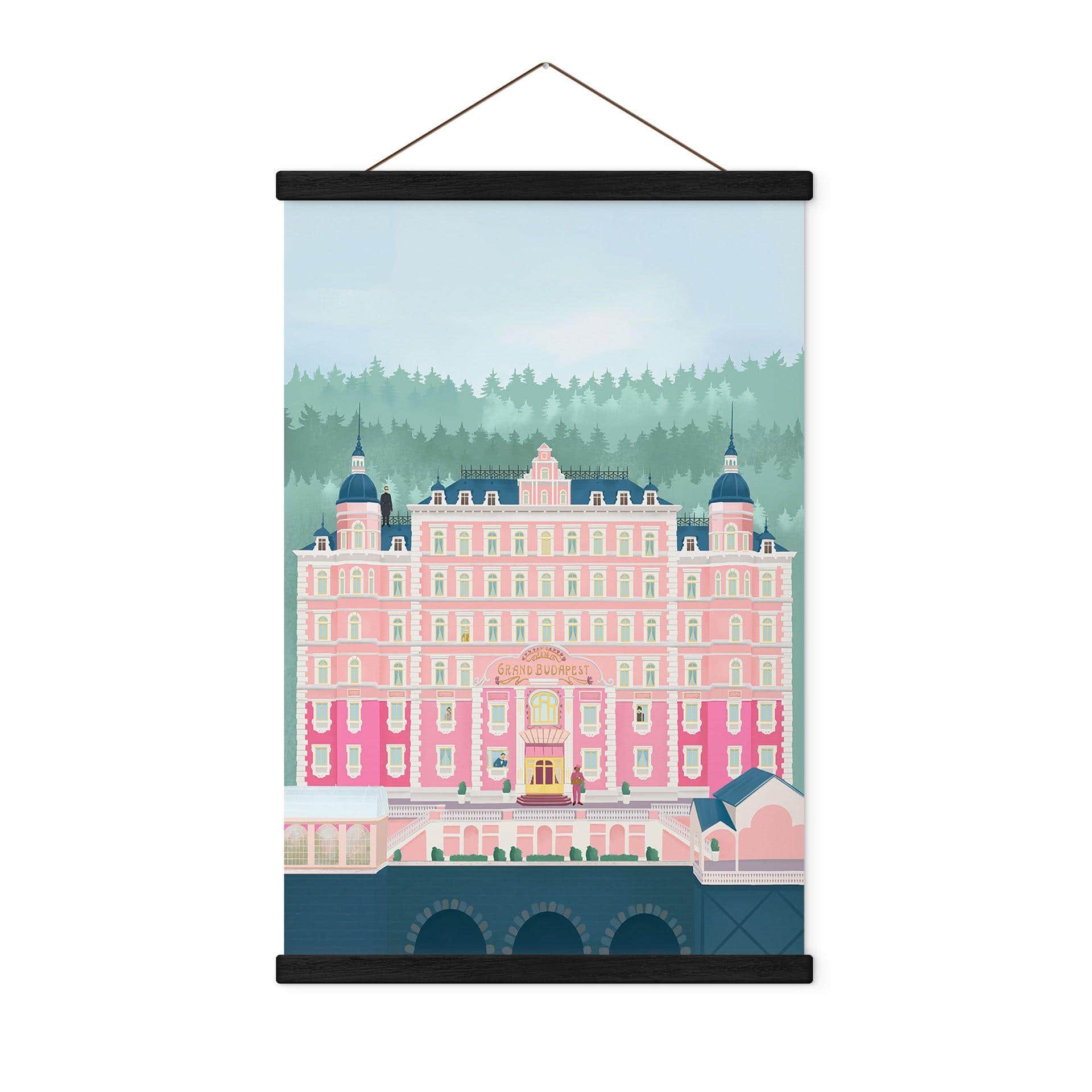 Póster de tela Grand Budapest Hotel - Lizde