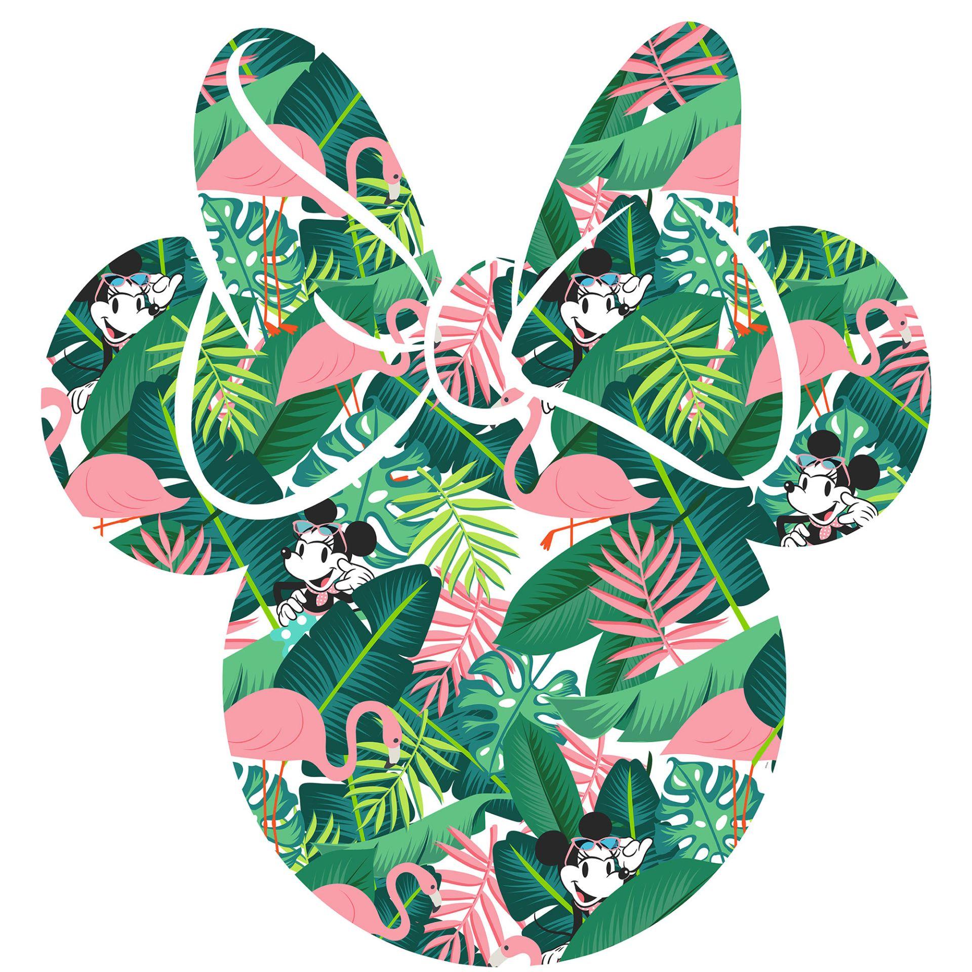 Selvklæbende tapet - Minnie Head - 125 x 125 cm