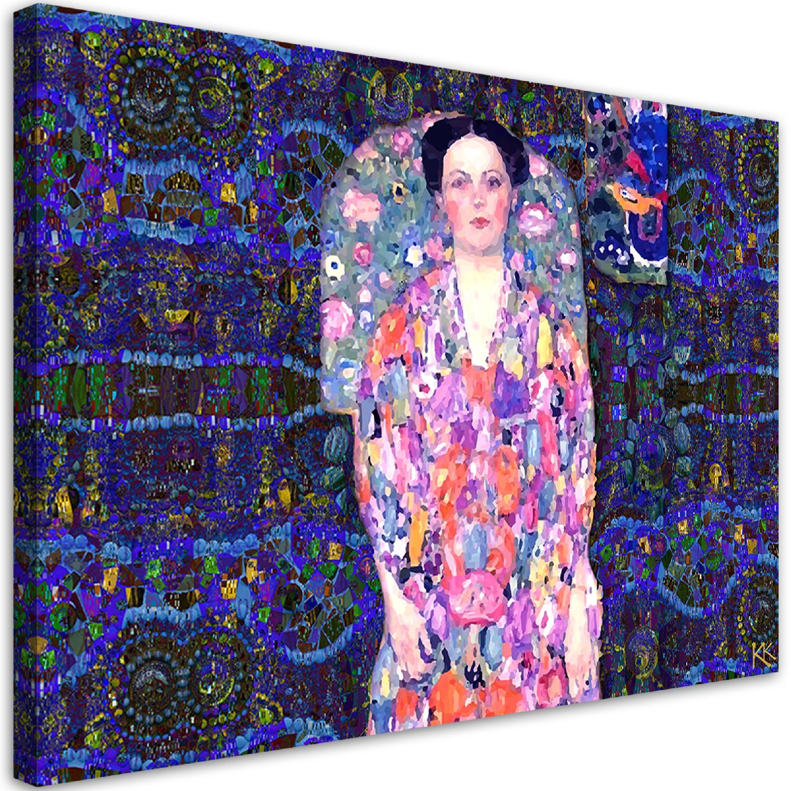 Canvasbillede, Portræt af Eugenia Primavesi Klimt
