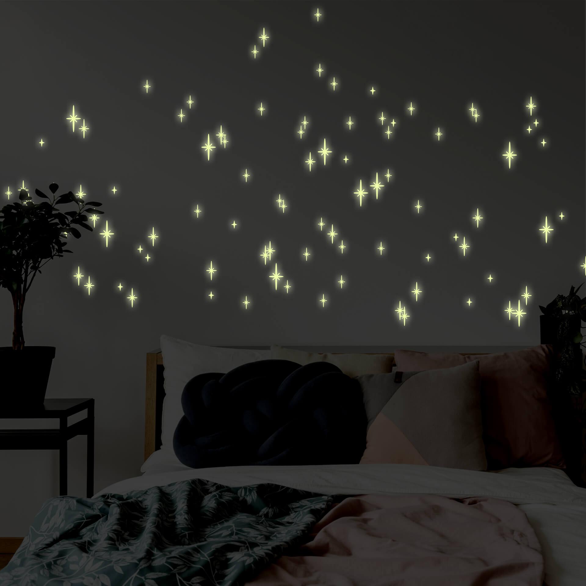 Wallsticker - Romantisk stjernehimmel selvlysende stickers