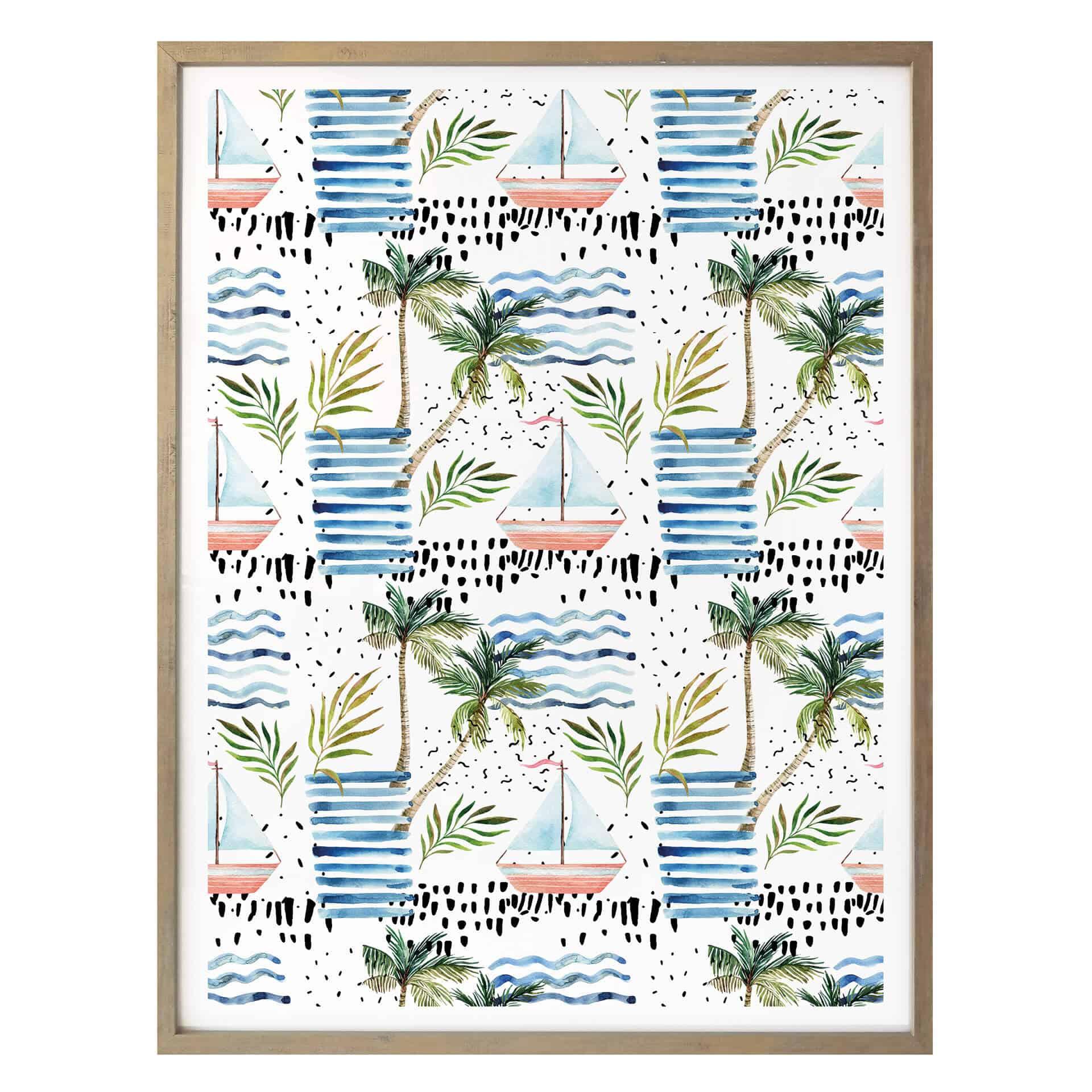 Póster Acuarela Vacaciones