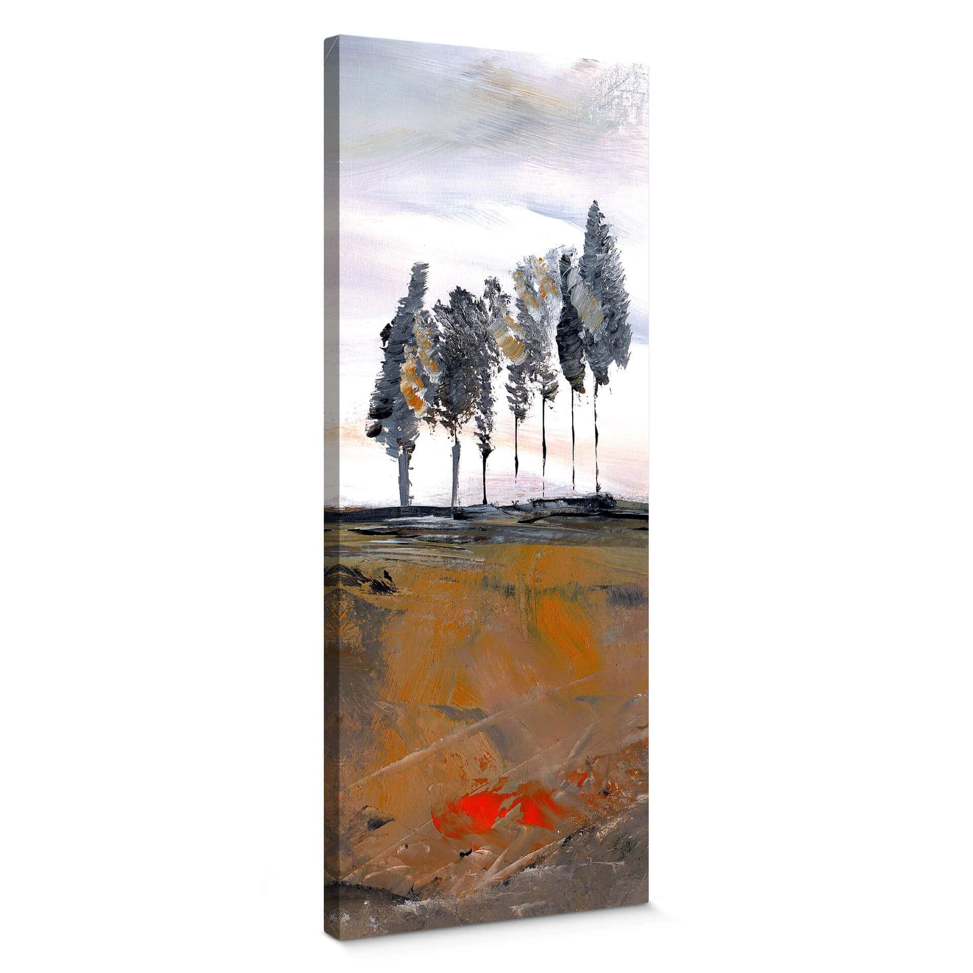 Lienzo Niksic - Avenida de los árboles - Panorama