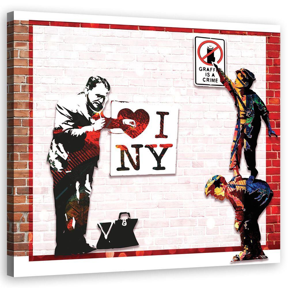 Canvasbillede, Banksy og Love New York