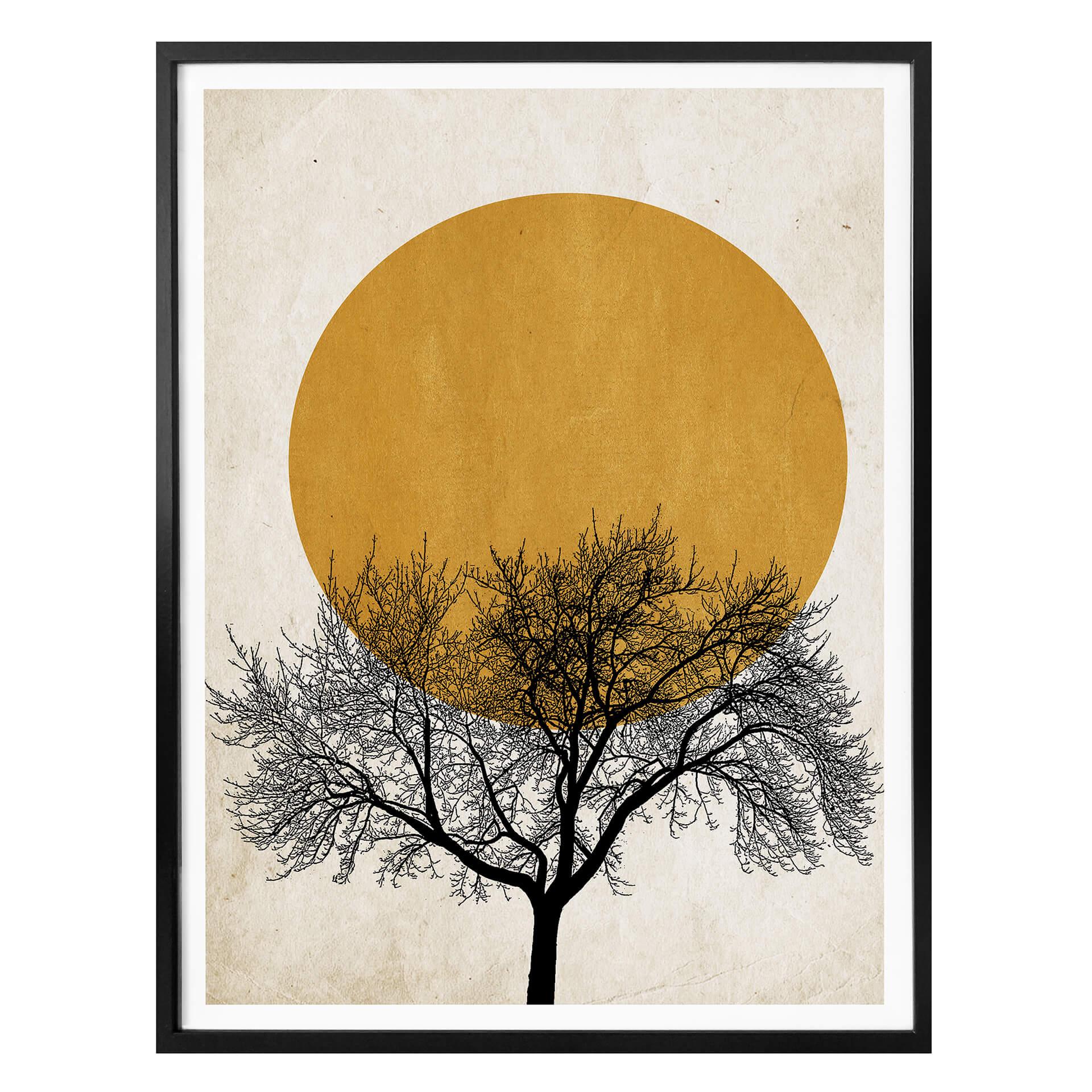 Póster Kubistika - Mañana de invierno