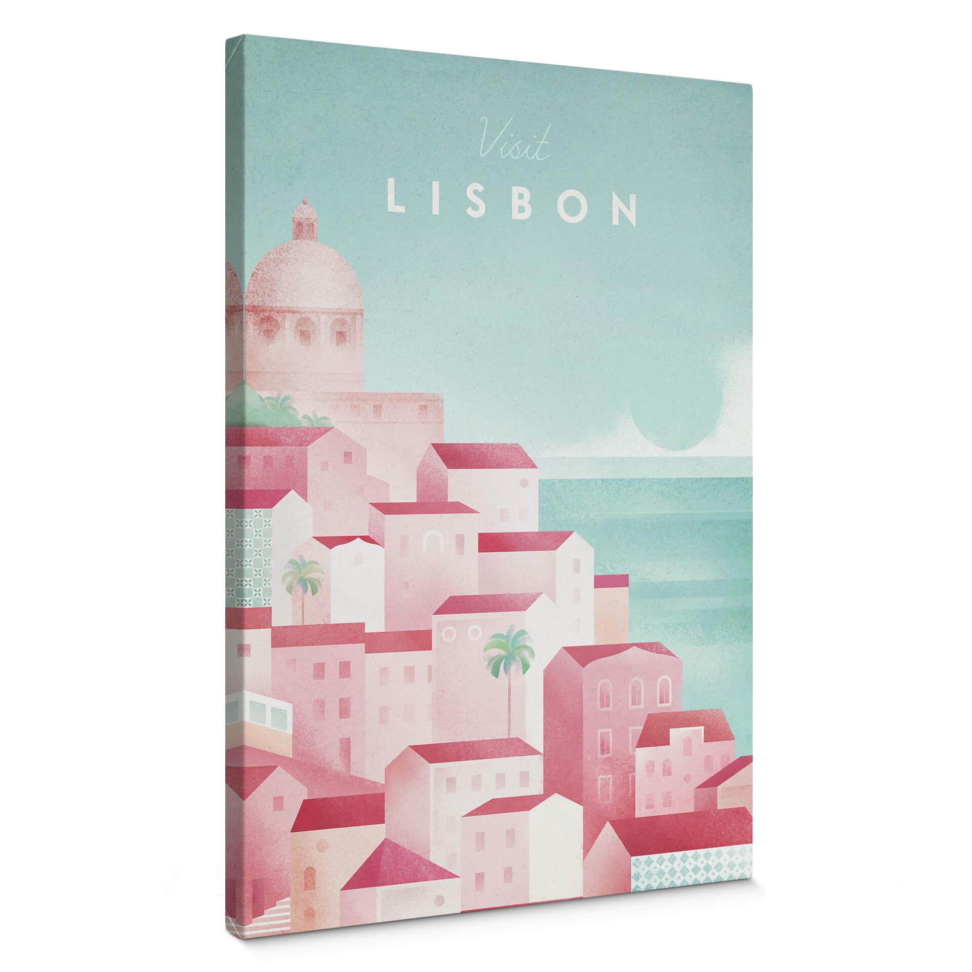 Cuadro lienzo Ríos - Lisboa