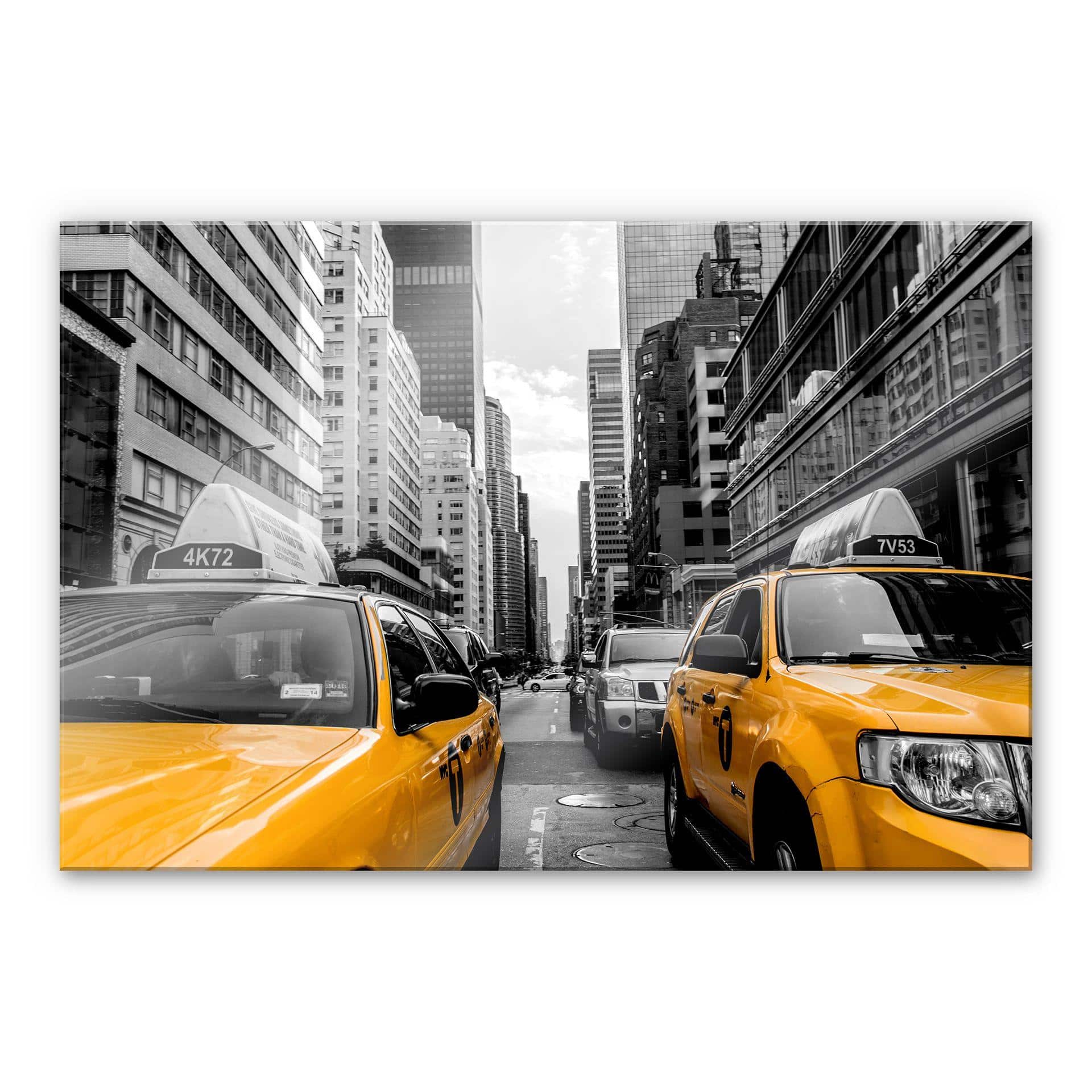 Tableau en verre acrylique - Streets in New York City