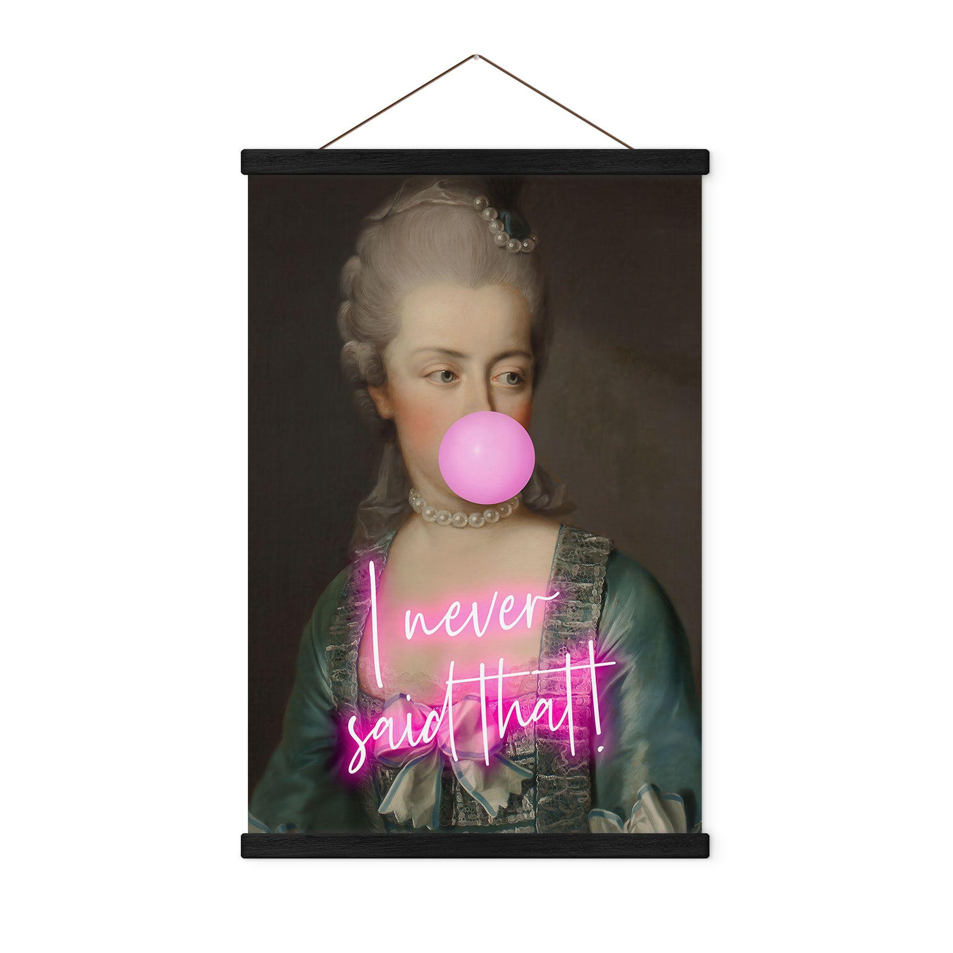 Tekstil plakat Marie Antoinette: I never said that - Grace Digital Art