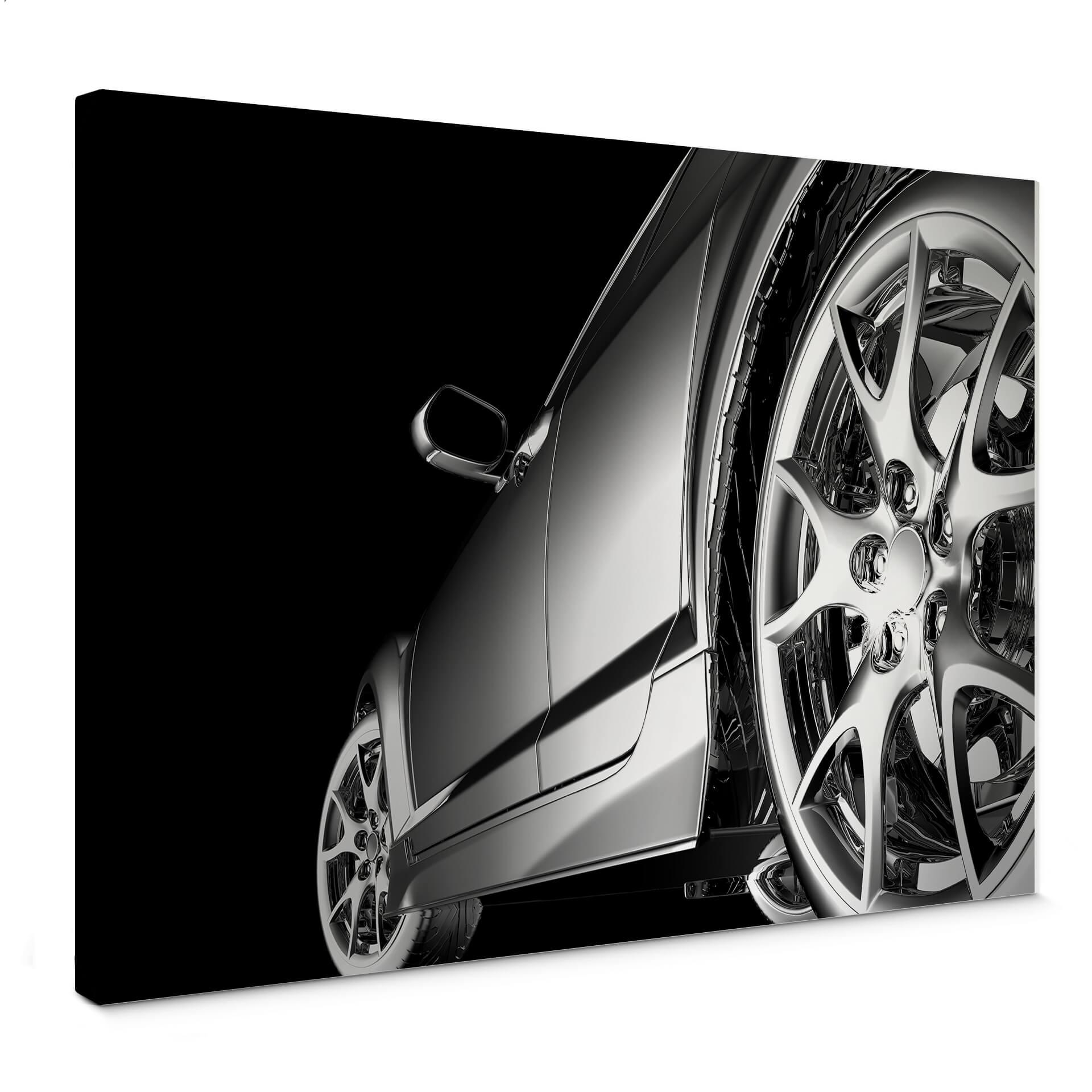 Tableau sur toile - Rolling in Chrome