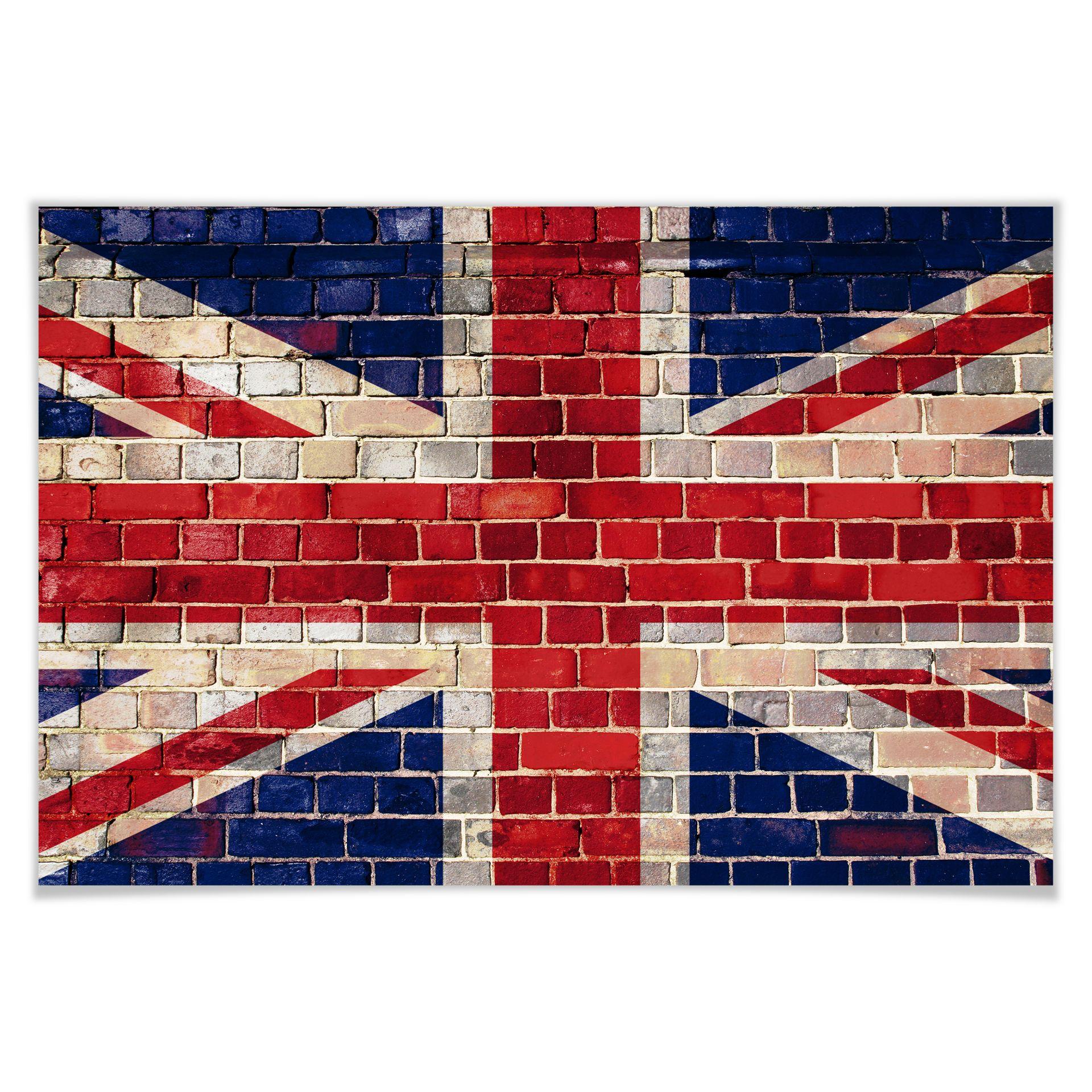 Poster - Union Jack mur
