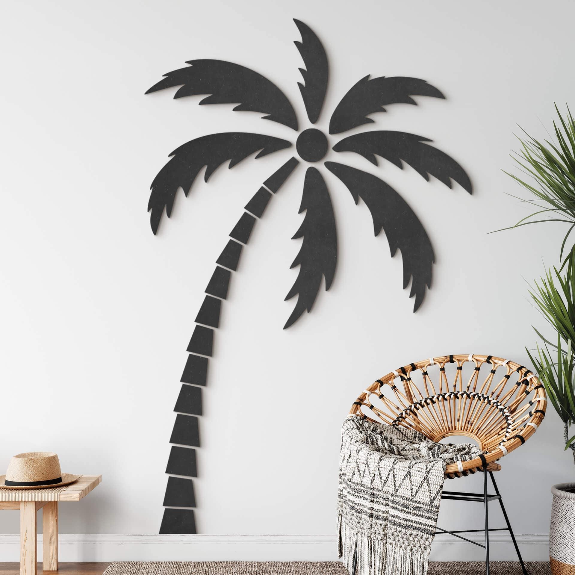 Decoración en madera XXL palmera tropical - MDF