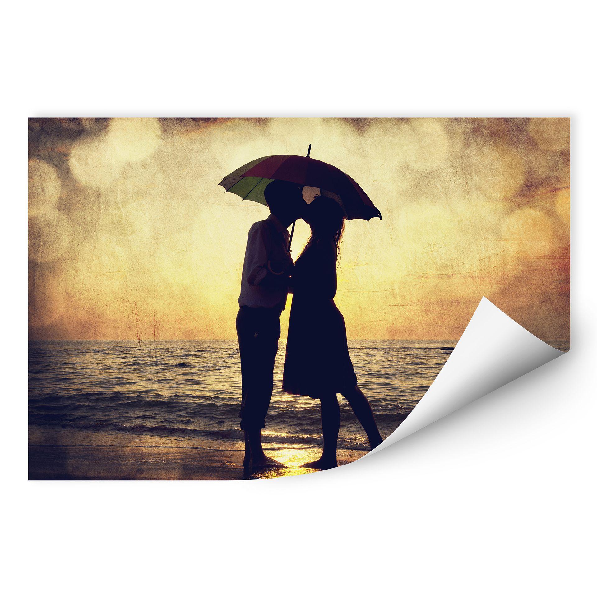 Zelfklevende Poster Love 