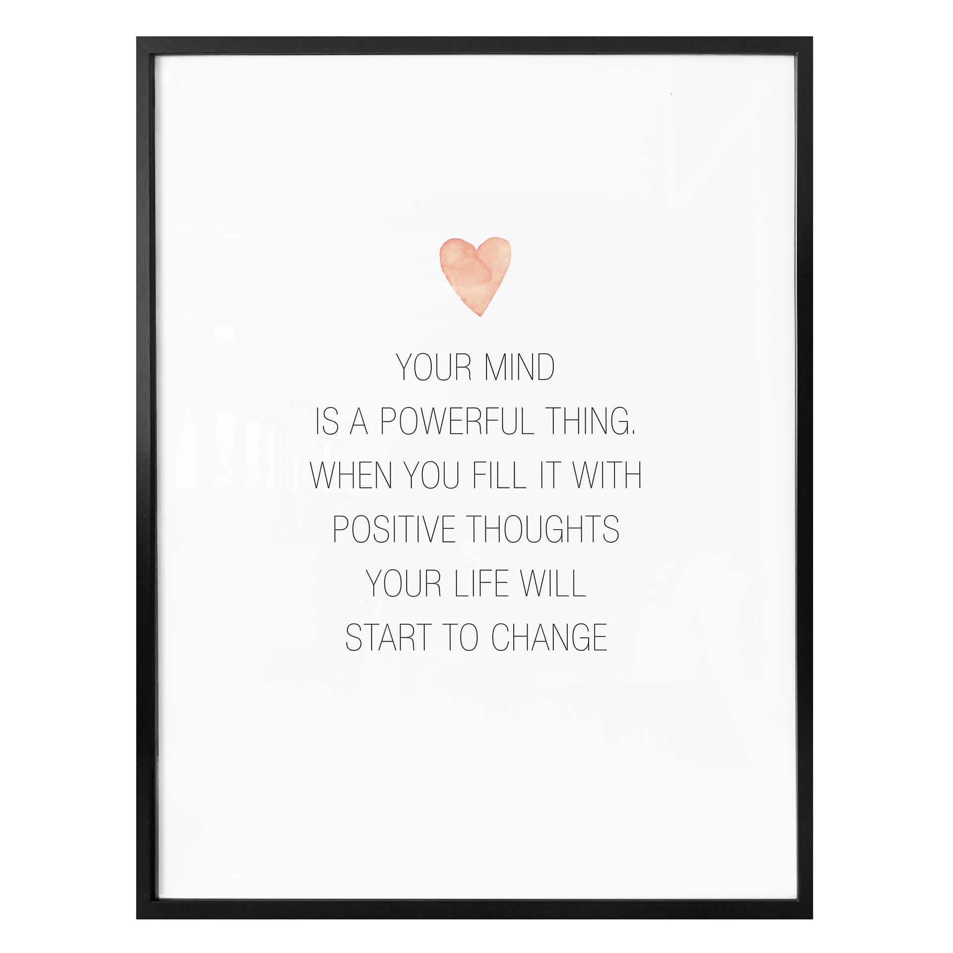 Plakat - Confetti & Cream - Your mind is a powerful thing