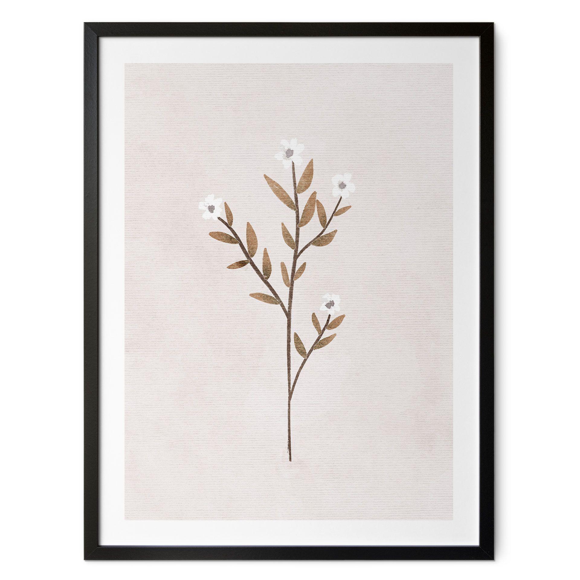 Illustration af blomster på plakat - Forget-me-not - Goed Blauw
